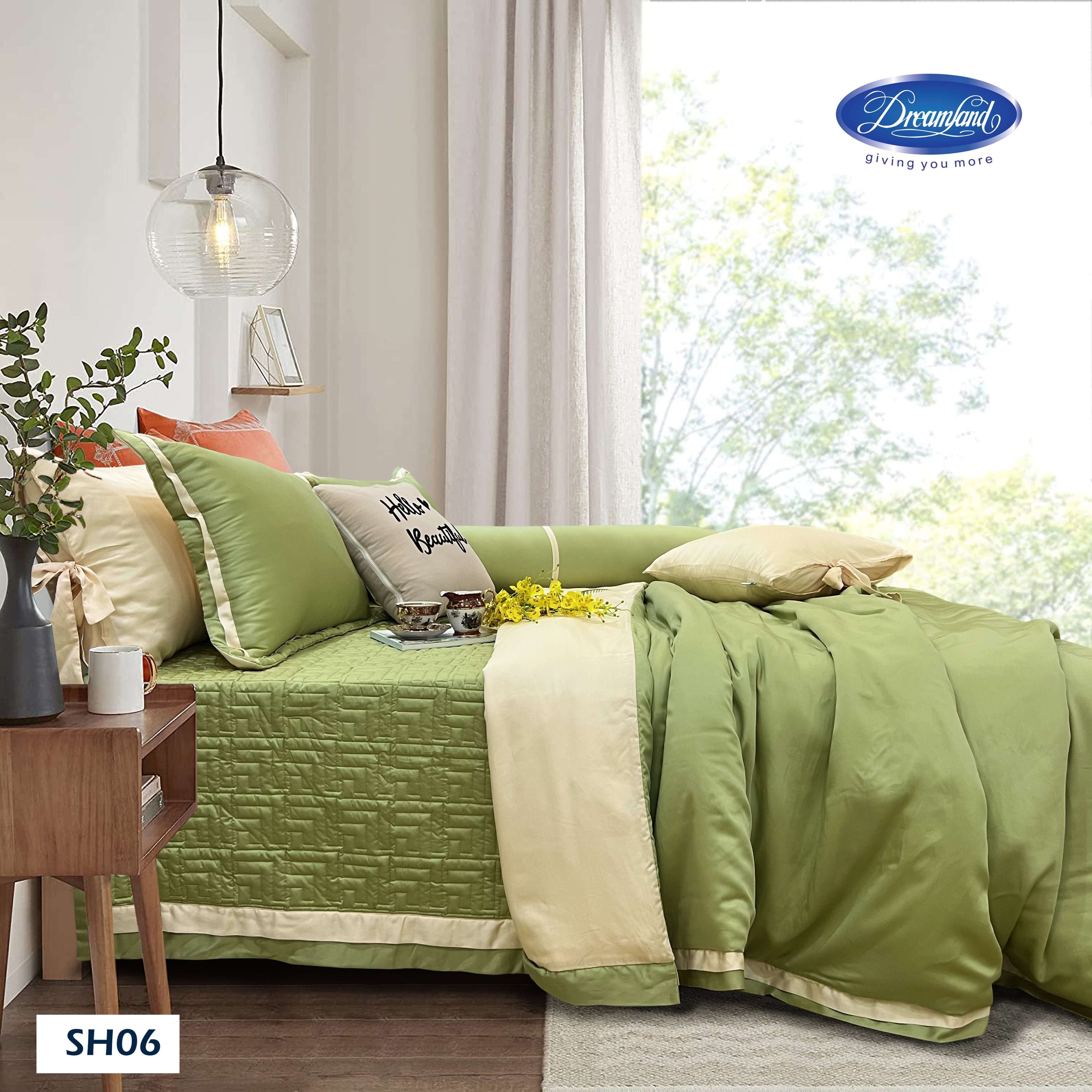 Bộ Chăn Ga Gối Tencel Hoàng Gia SH06