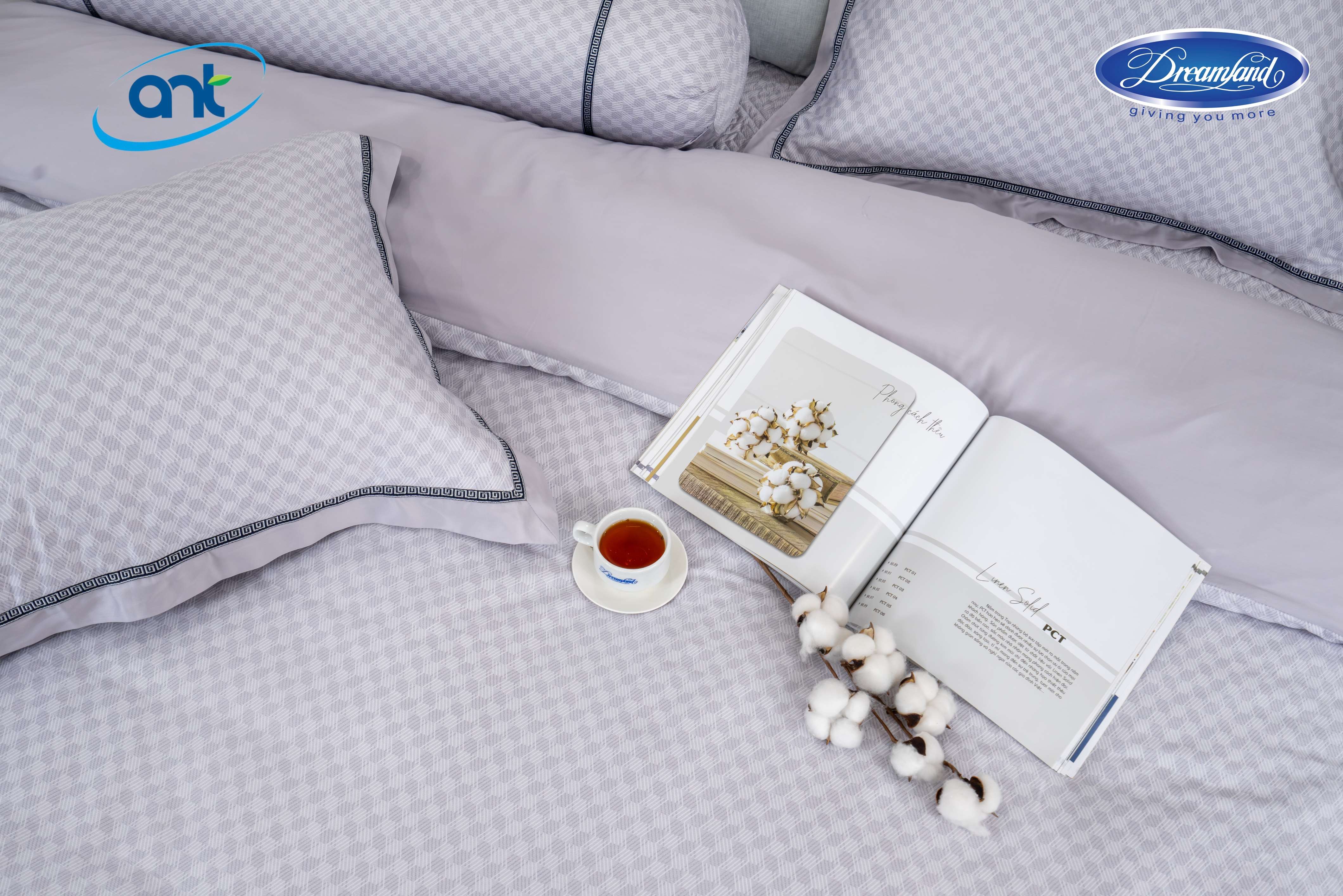 Bộ Chăn Ga Gối Tencel Lụa Nước MIZU01