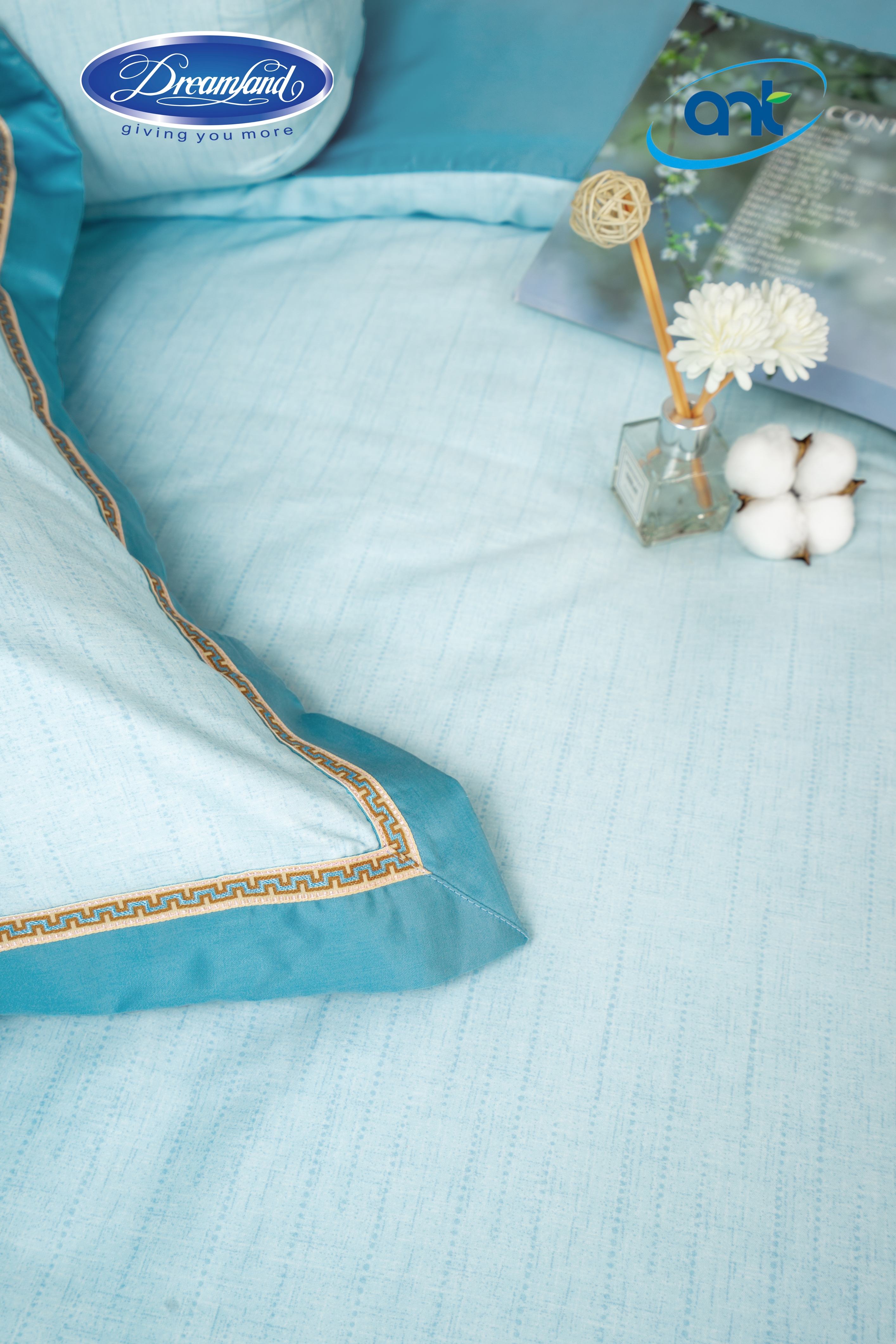 Bộ Chăn Ga Gối Tencel Lụa Nước MIZU02