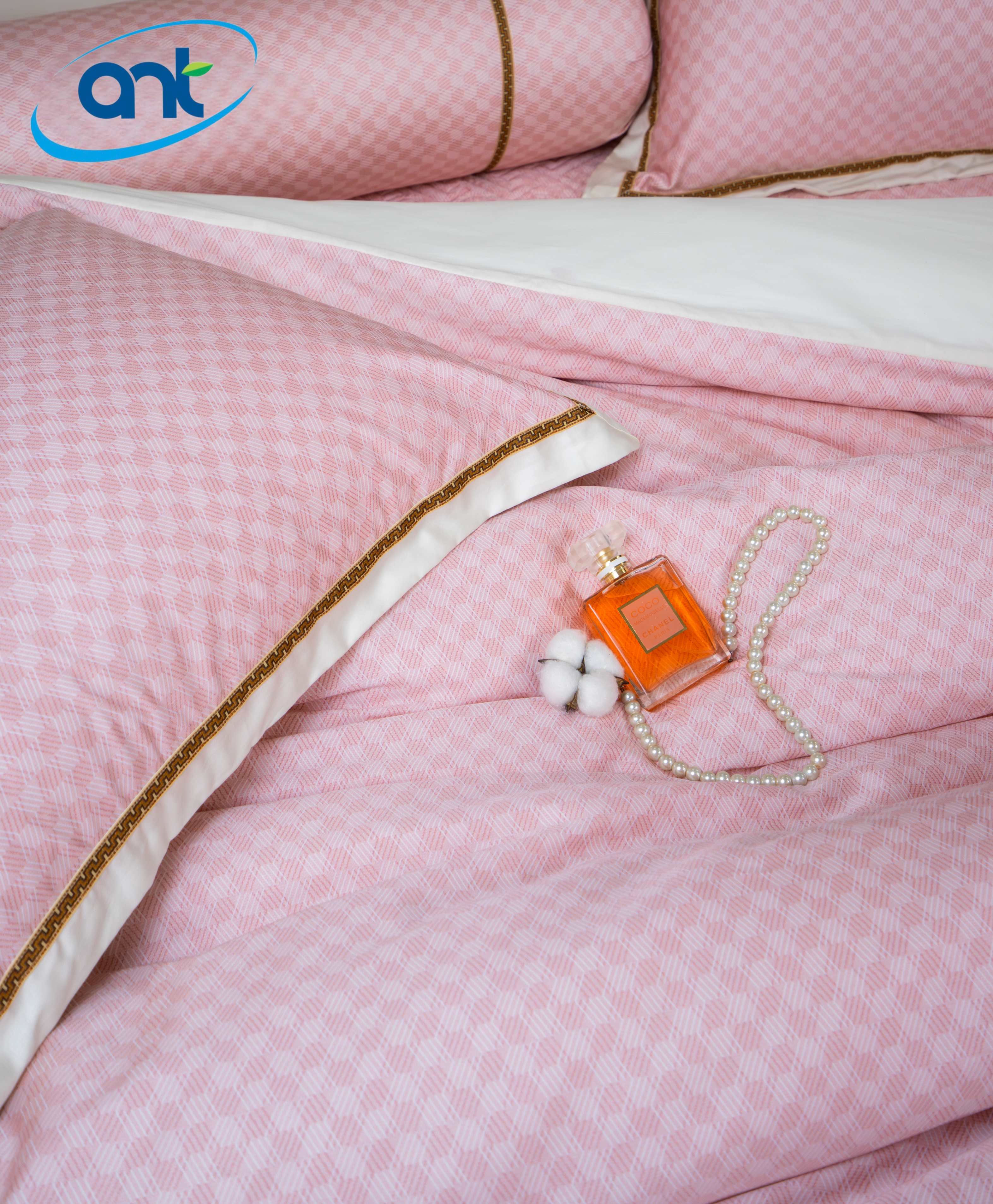 Bộ Chăn Ga Gối Tencel Lụa Nước MIZU05