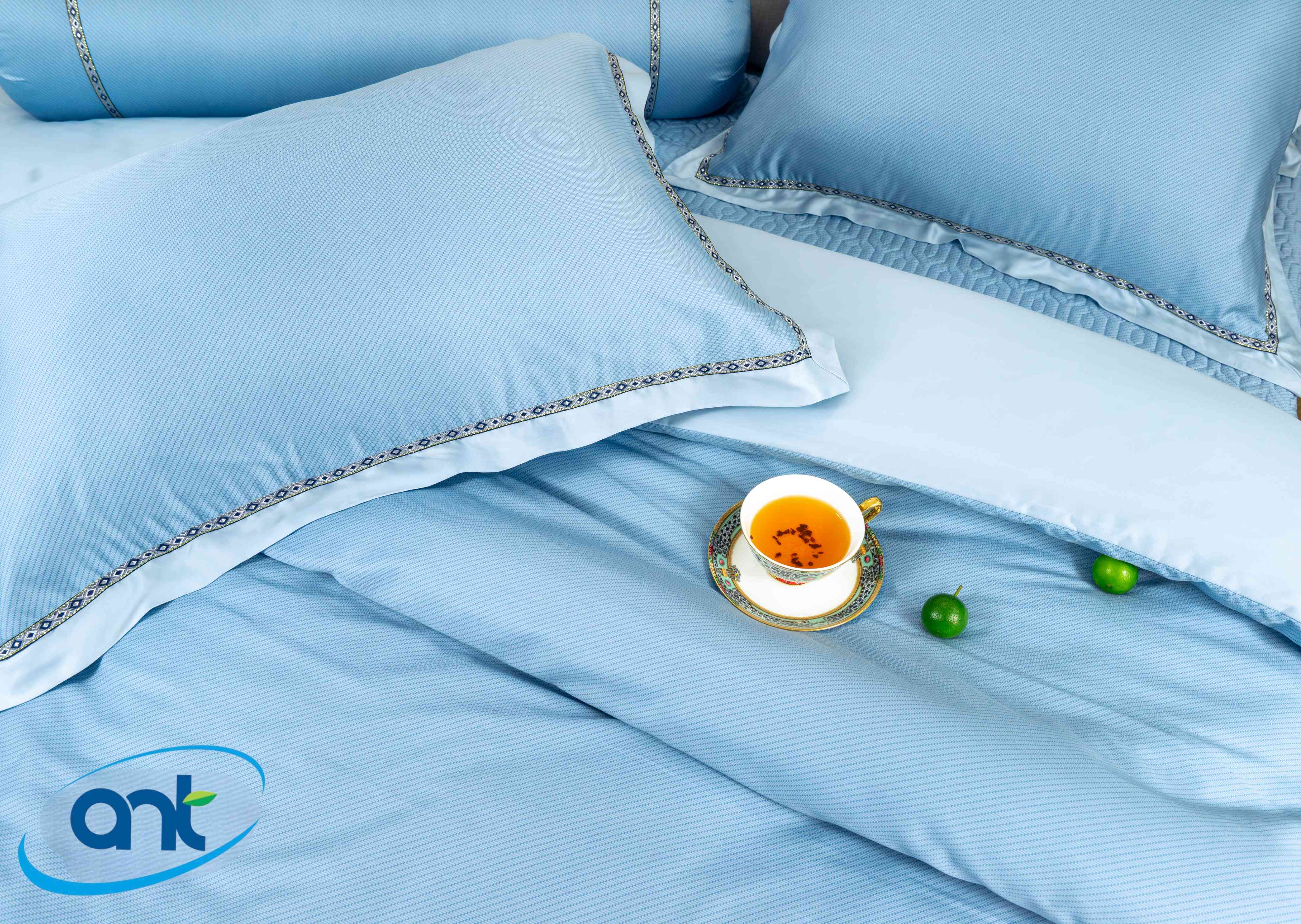 Bộ Chăn Ga Gối Tencel Lụa Nước MIZU06