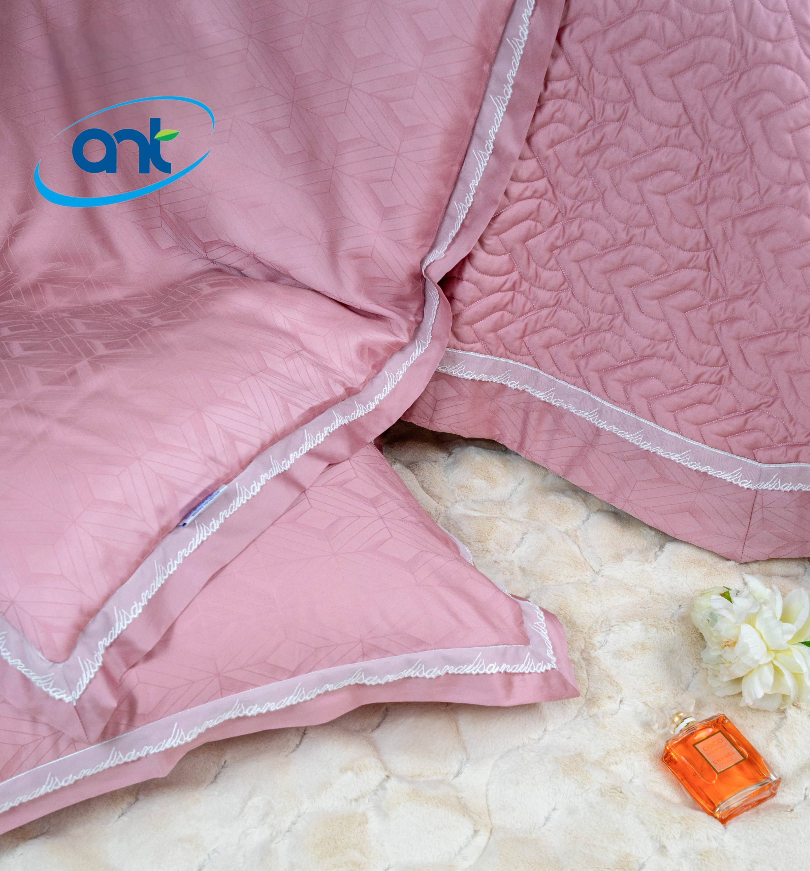 Bộ Chăn Ga Gối Tơ Tằm Cao Cấp TMS06