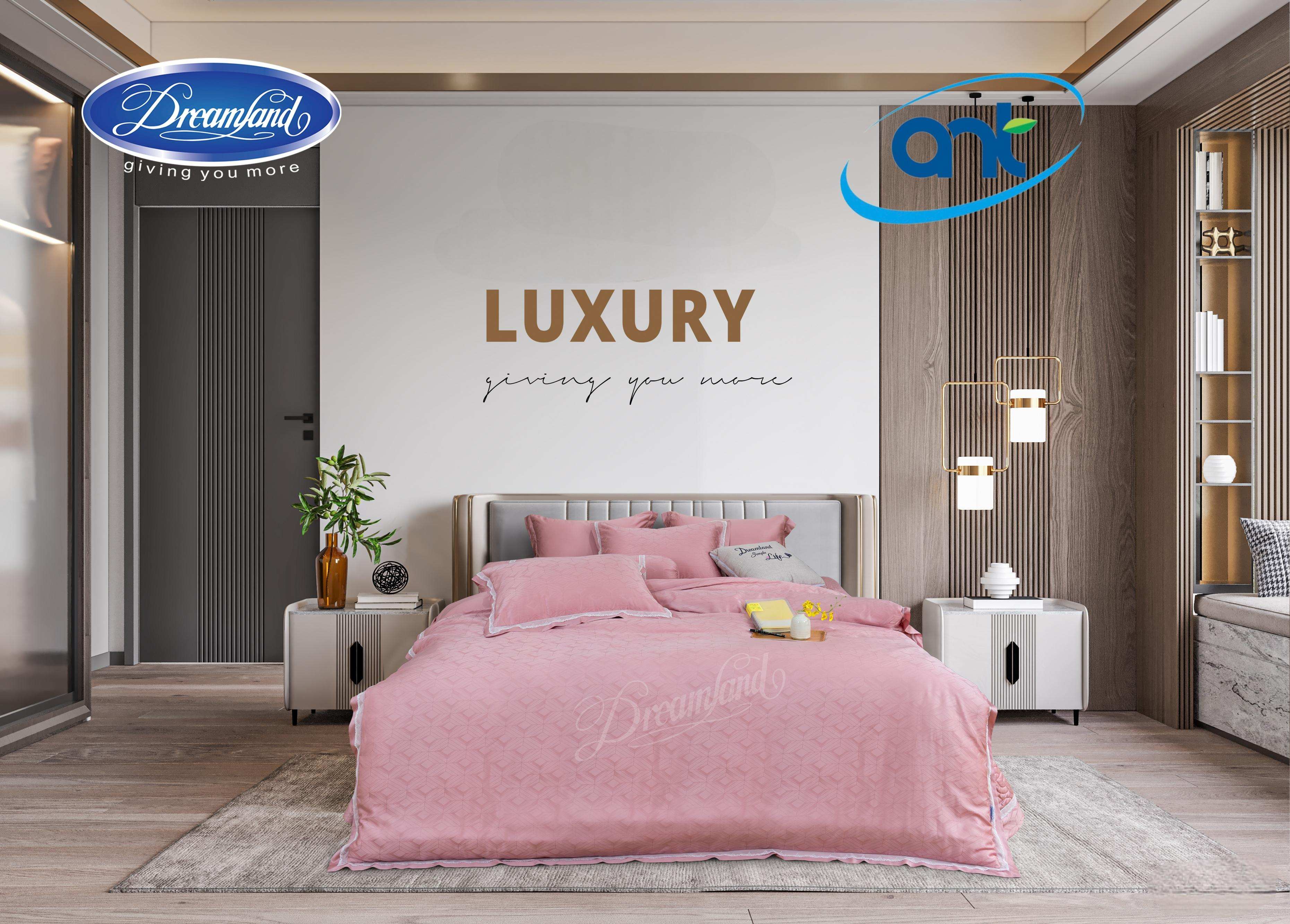 Bộ Chăn Ga Gối Tơ Tằm Cao Cấp TMS06