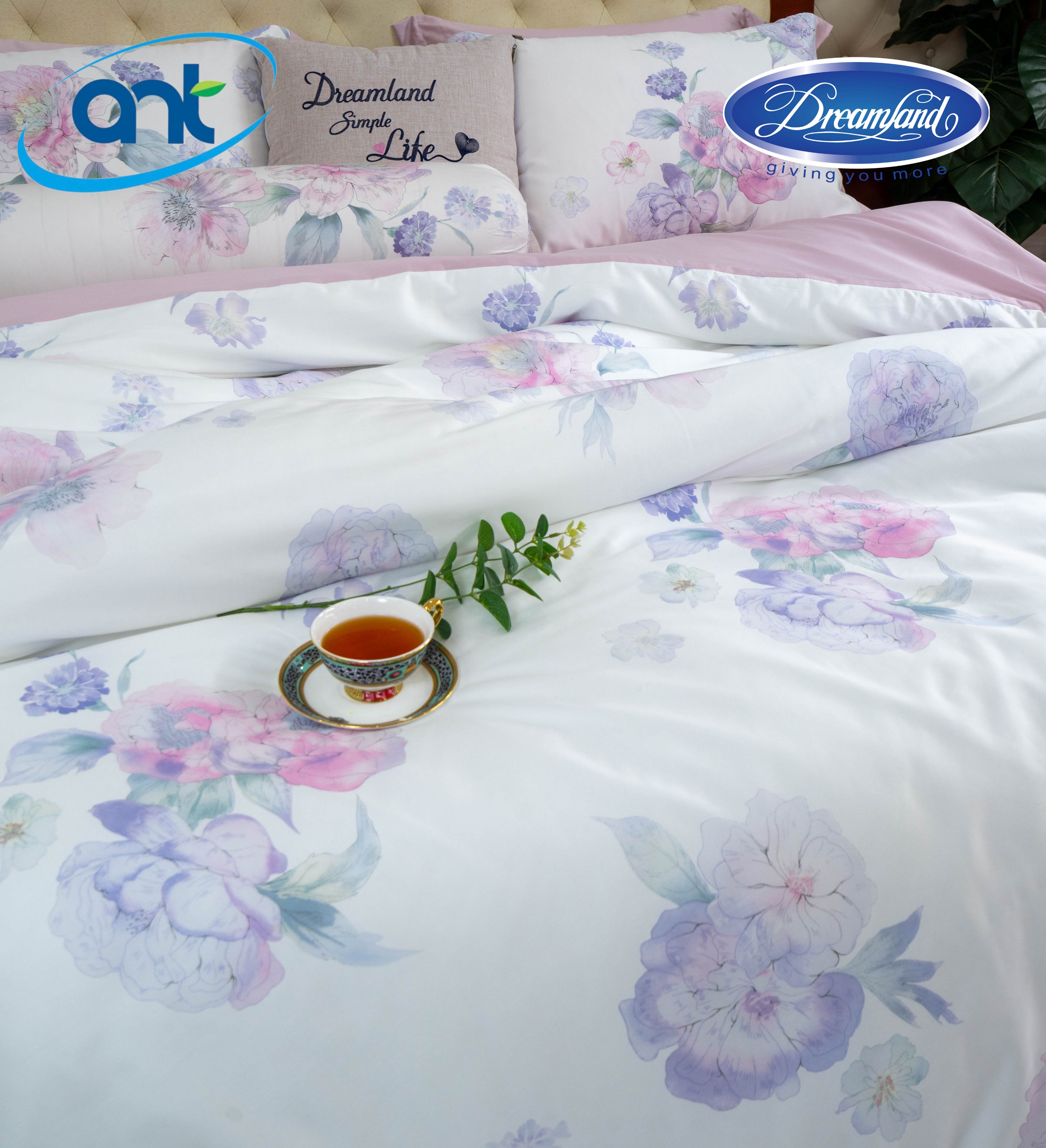 Bộ Chăn Ga Gối Ogarnic Tơ Tằm SS05