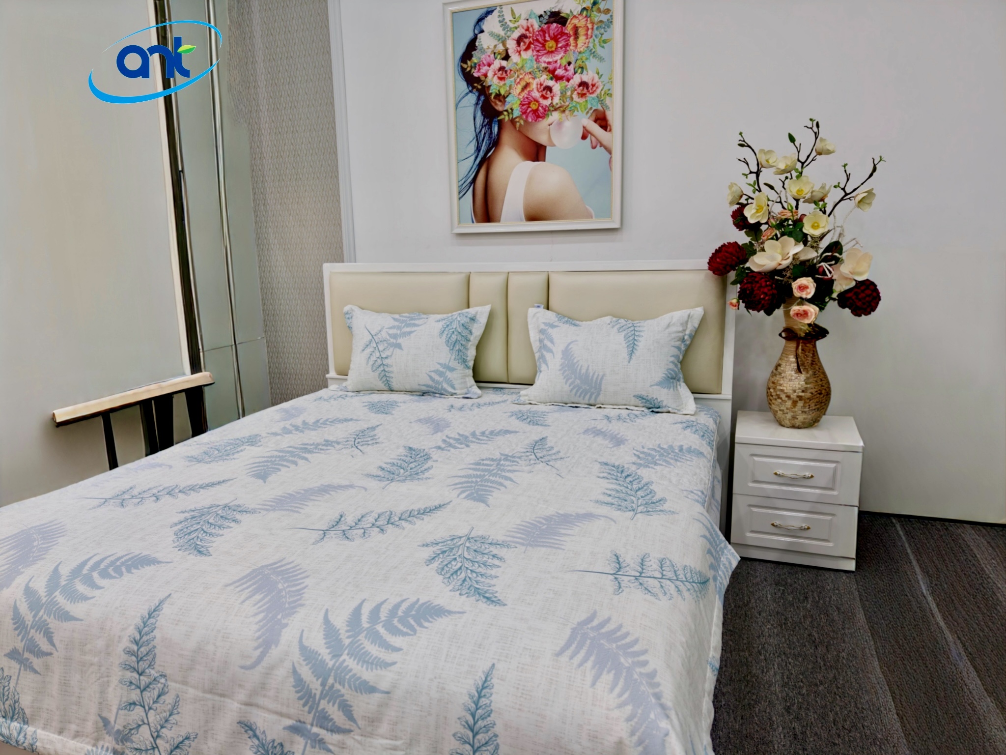 Bộ Chăn Ga Gối Tencel Bambo TCF05