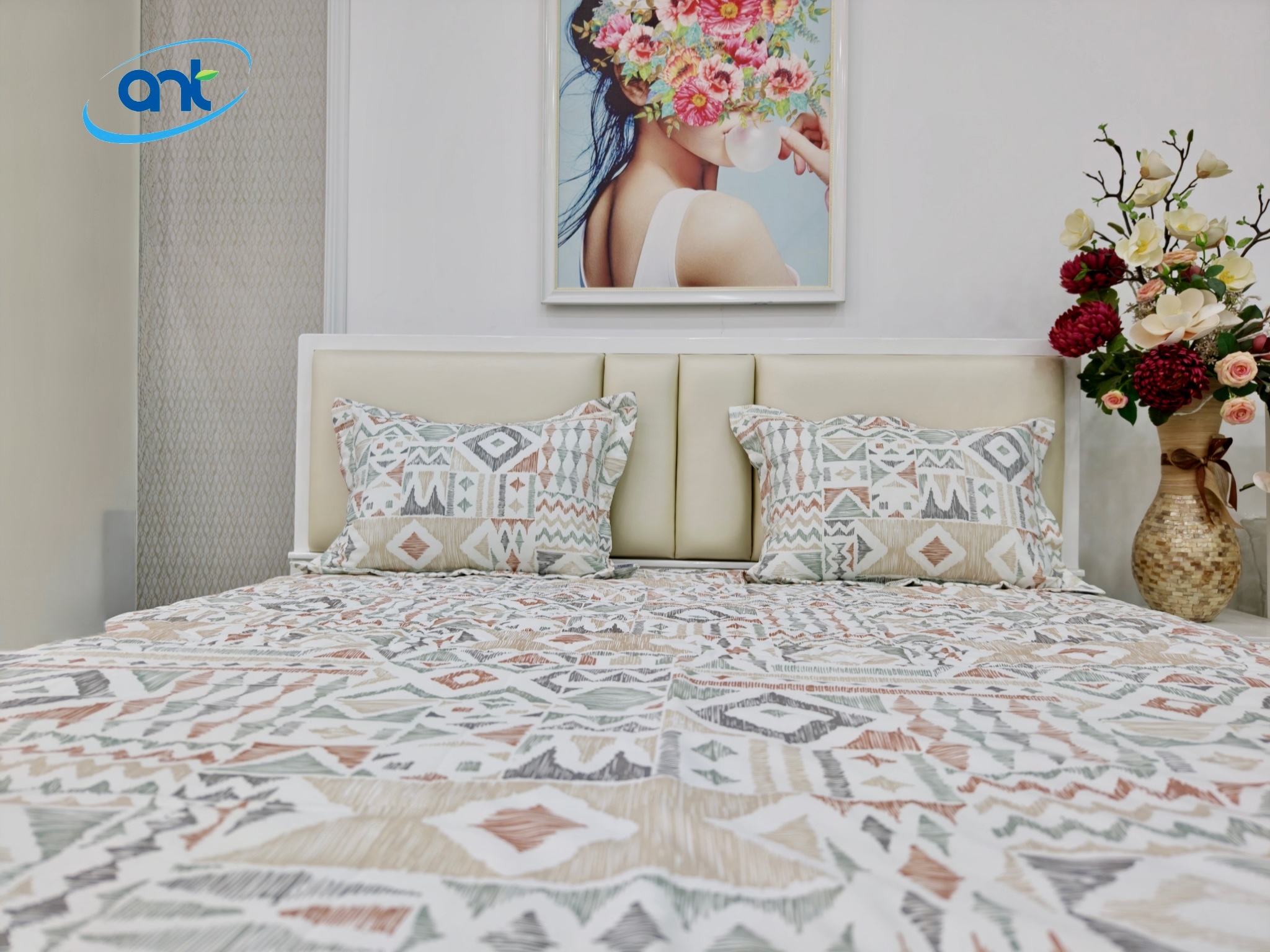 Bộ Chăn Ga Gối Tencel Bambo TCF17