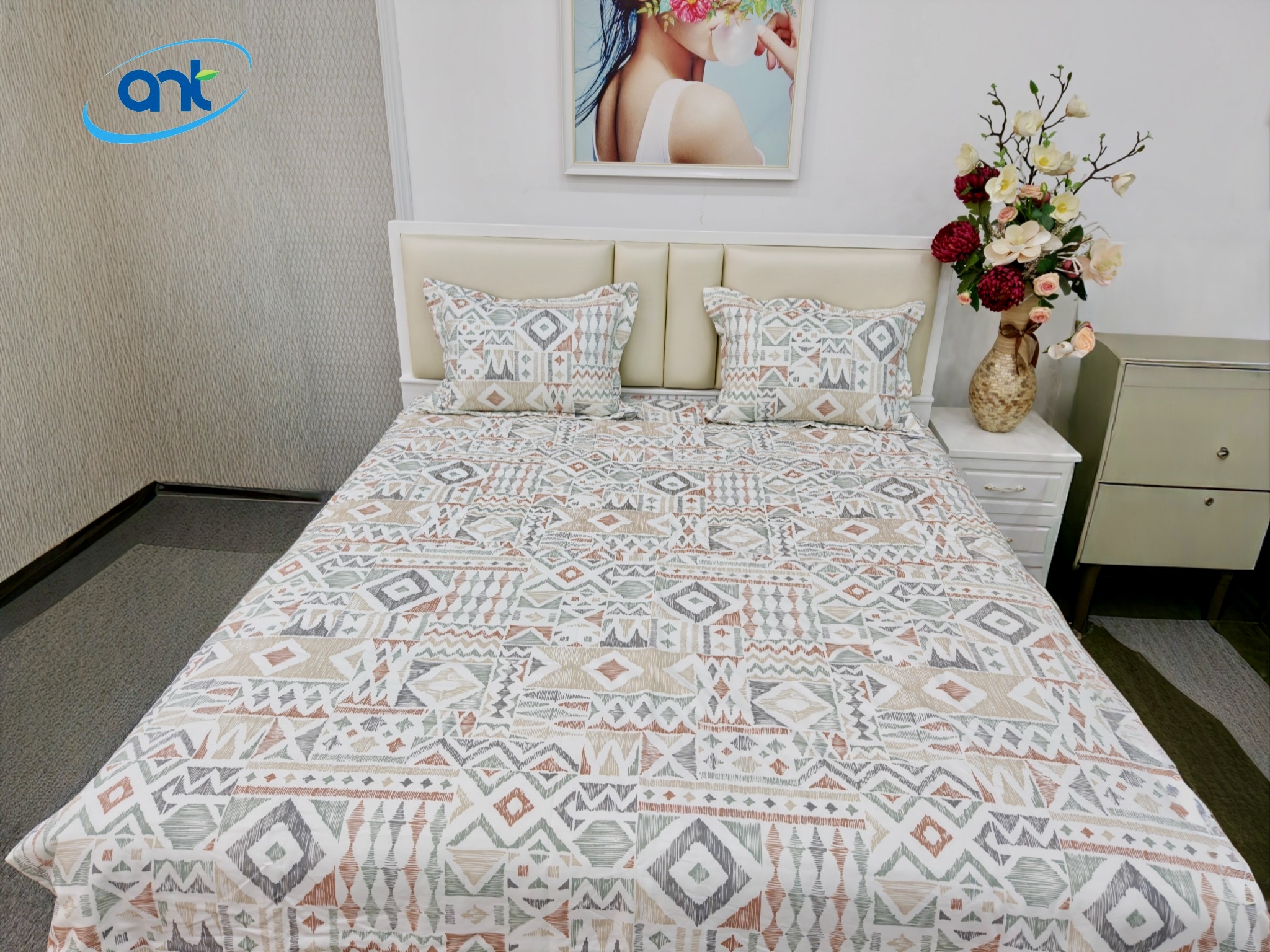 Bộ Chăn Ga Gối Tencel Bambo TCF17