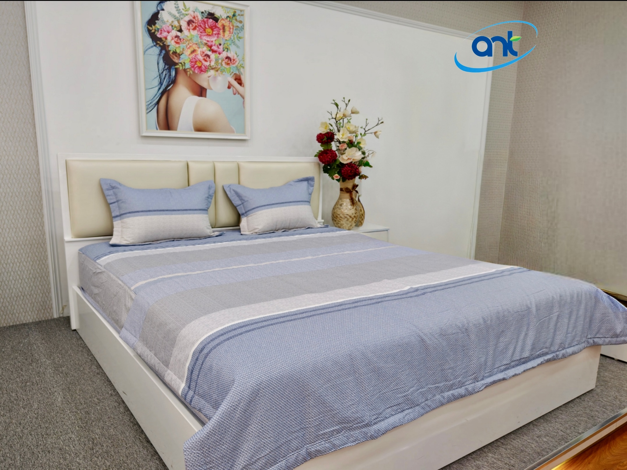 Bộ Chăn Ga Gối Tencel Bambo TCF04