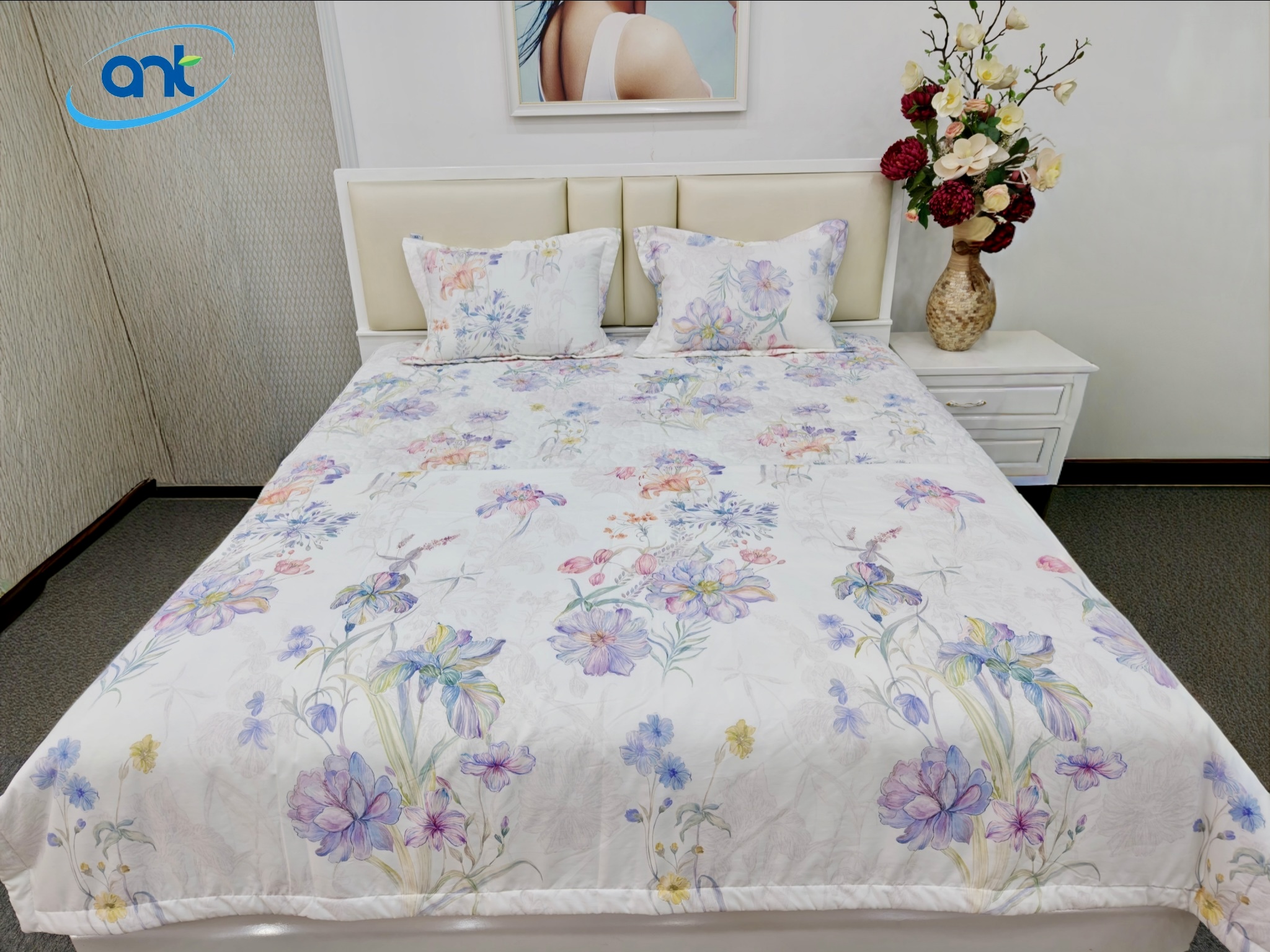 Bộ Chăn Ga Gối Tencel Bambo TCF11