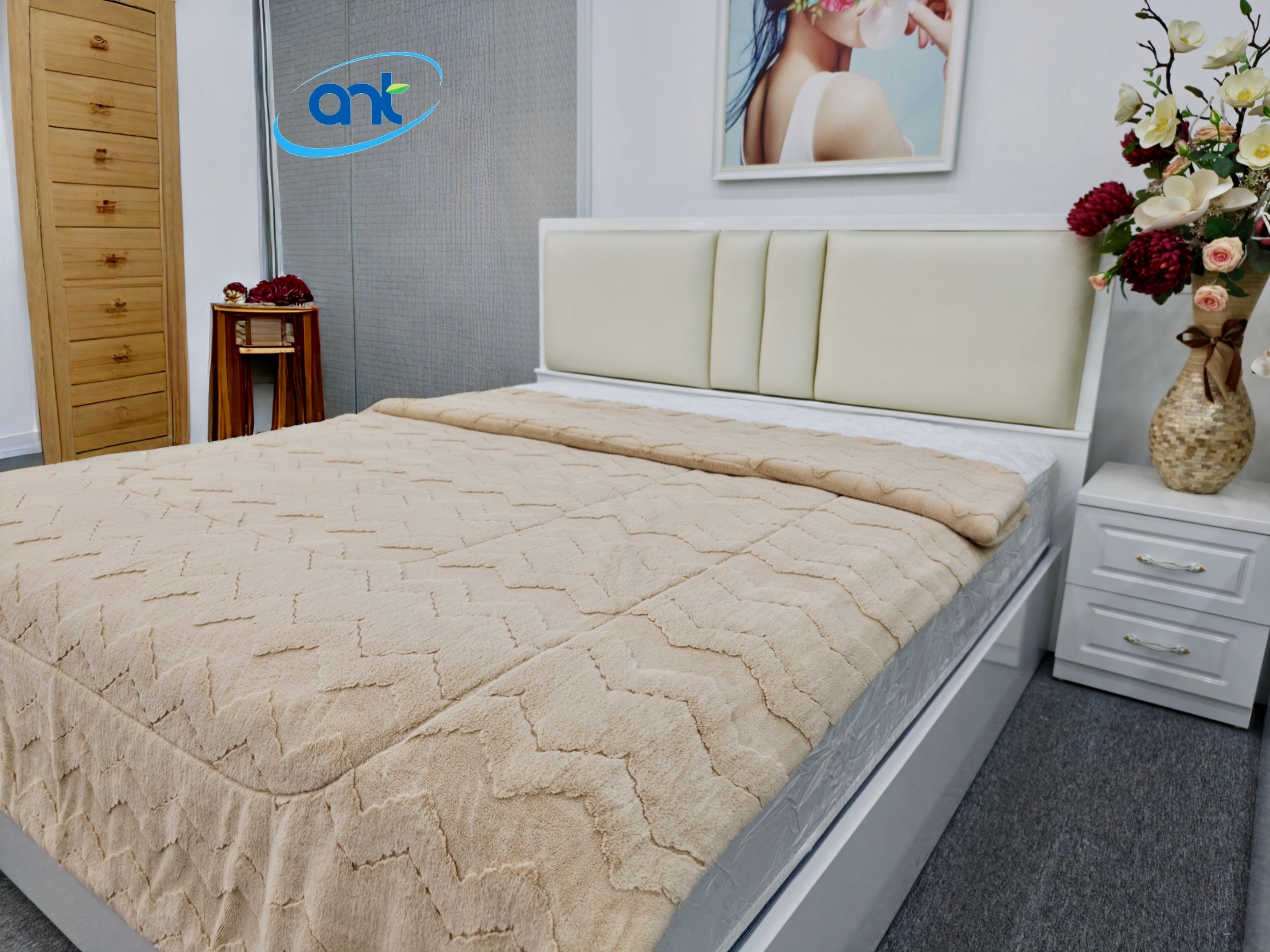 Chăn Lông Hồ Ly Snow02