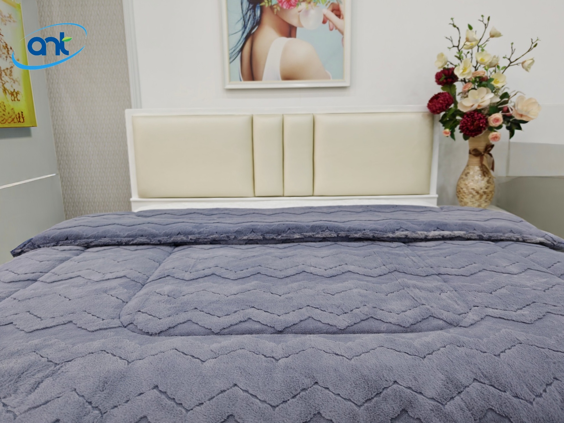 Chăn Lông Hồ Ly Snow01