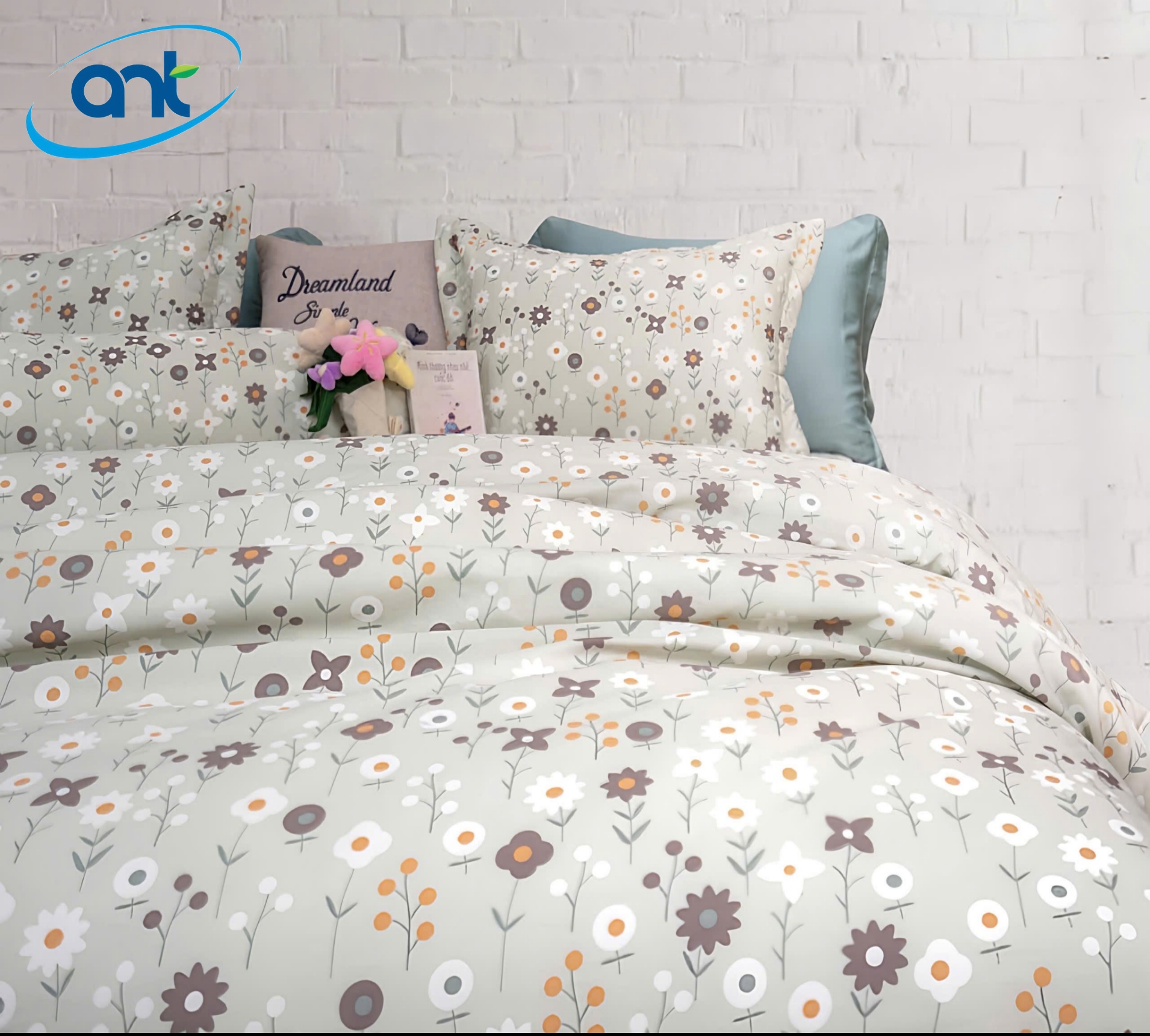 Bộ Chăn Ga Gối Tencel Bambo OB02