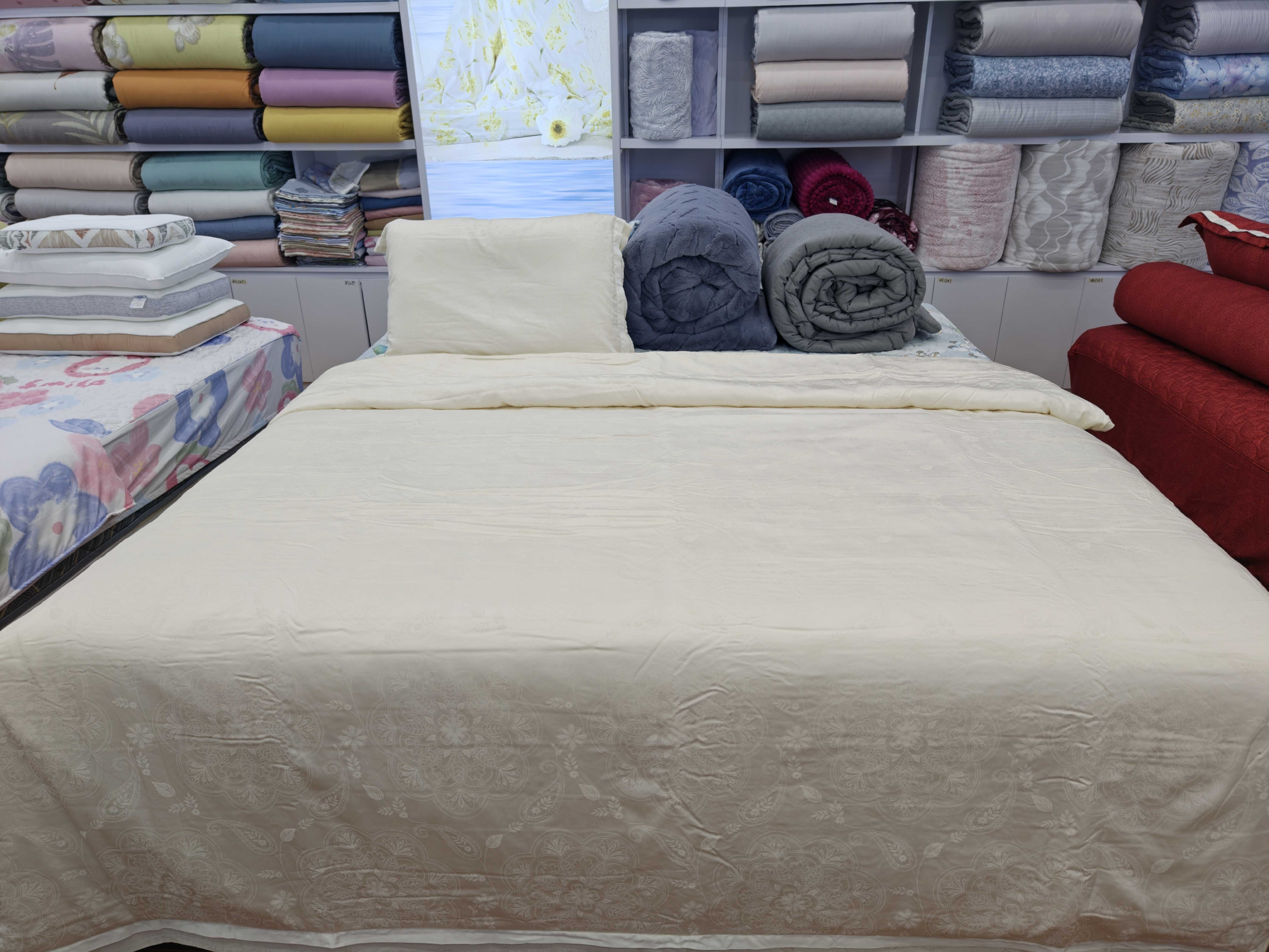 Bộ Chăn Ga Gối Tơ Tằm Cao Cấp HJ13