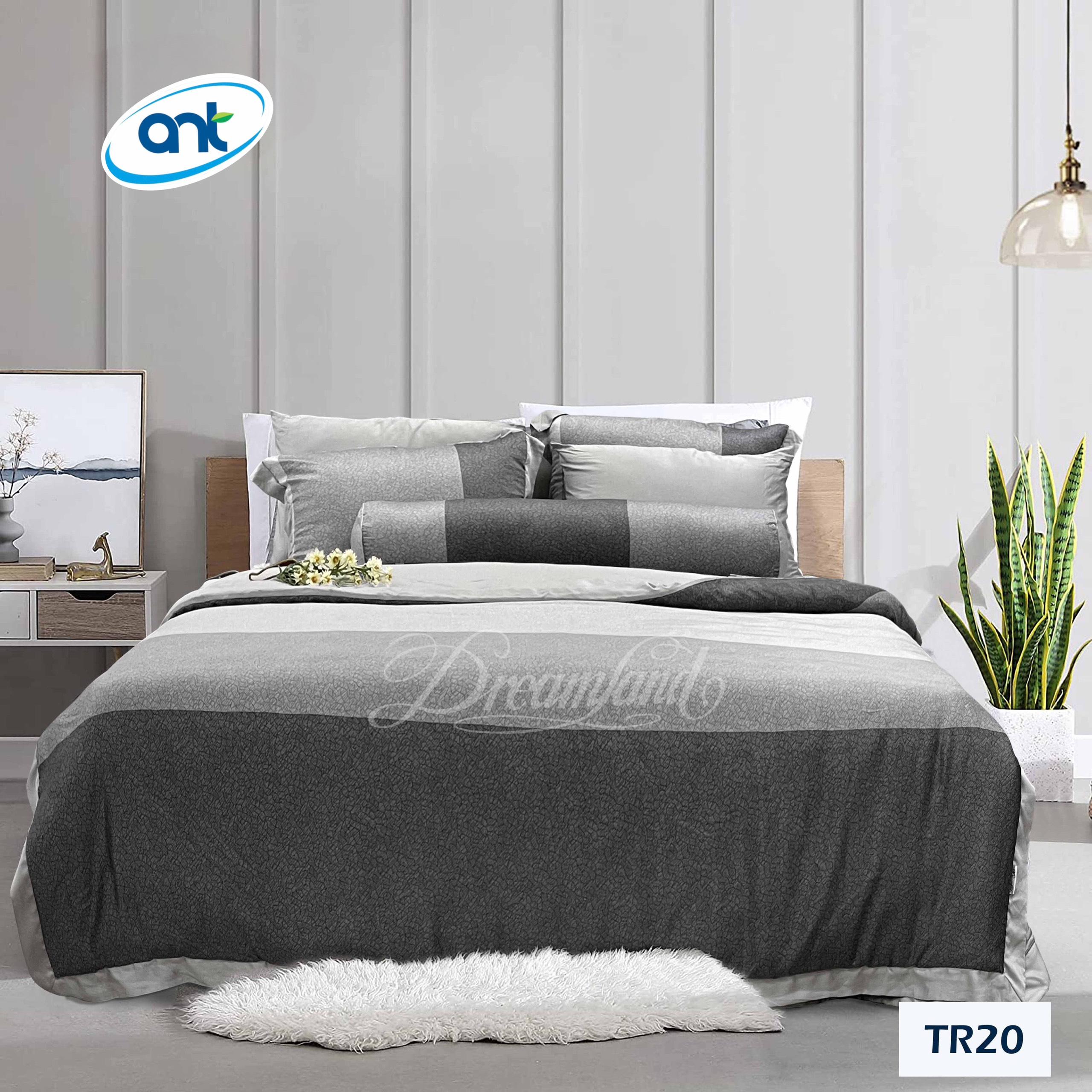 Bộ Chăn Ga Gối Tencel Hoàng Gia S20