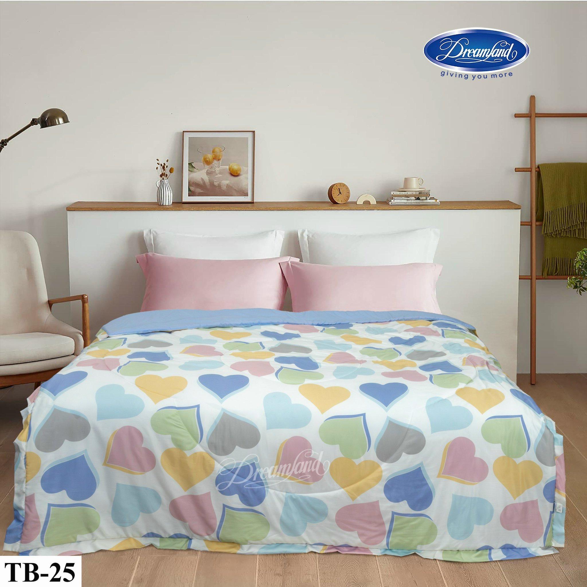 Bộ Chăn Ga Gối Tencel Bambo TB25