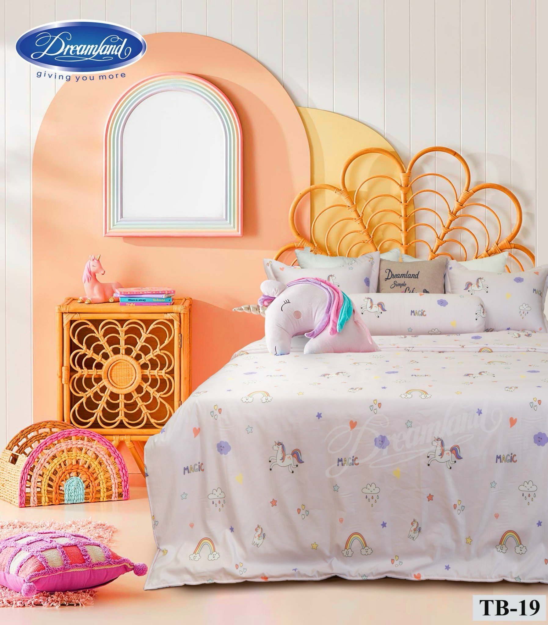 Bộ Chăn Ga Gối Tencel Bambo TB19