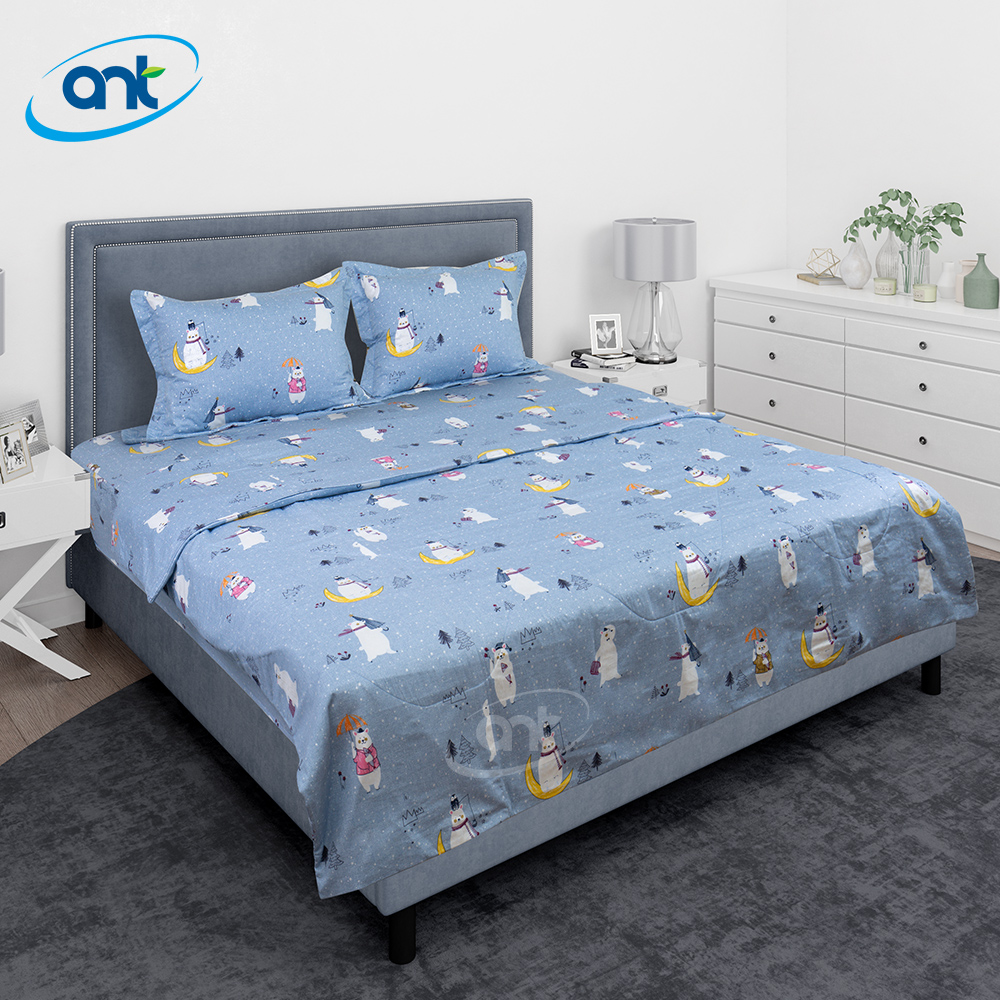 Bộ Chăn Ga Gối Modal Cotton MC34