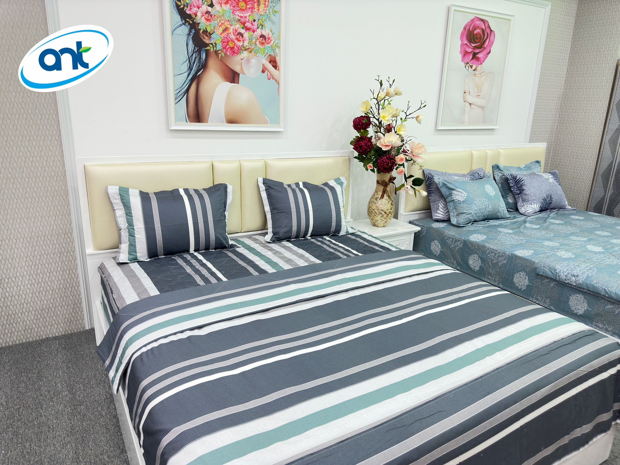 Bộ Chăn Ga Gối Cotton Lụa Y44