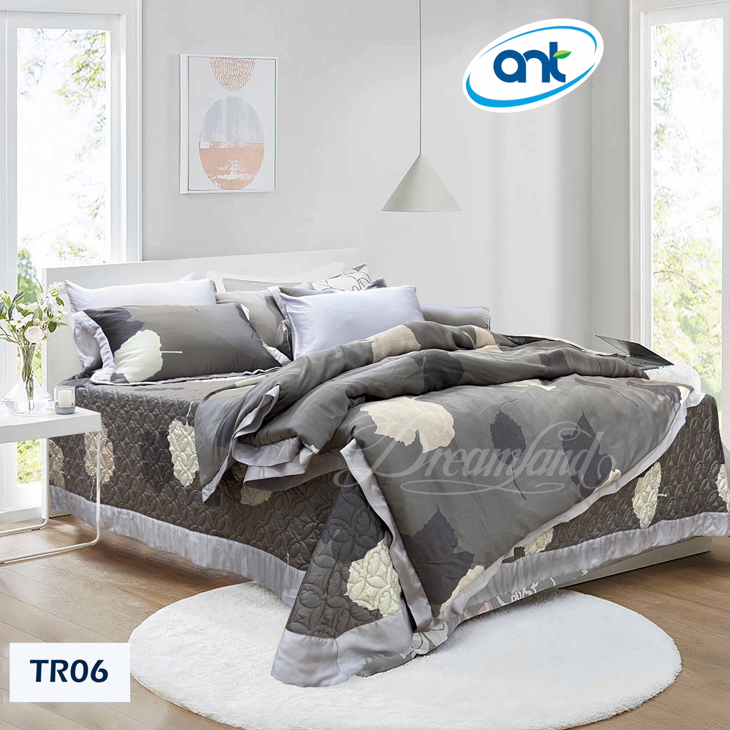 Bộ Chăn Ga Gối Tencel Hoàng Gia H01