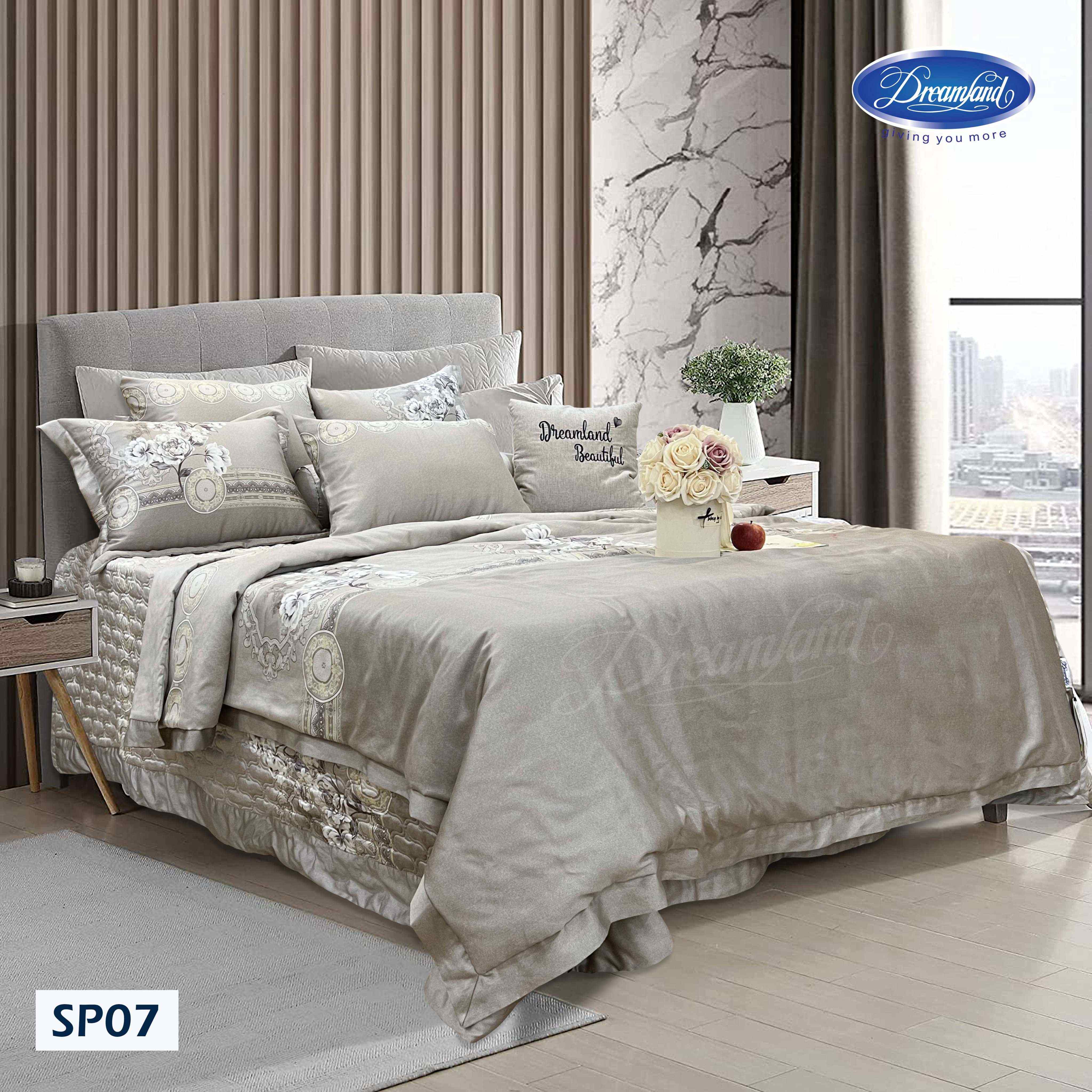 Bộ Chăn Ga Gối Tencel Hoàng Gia SP07