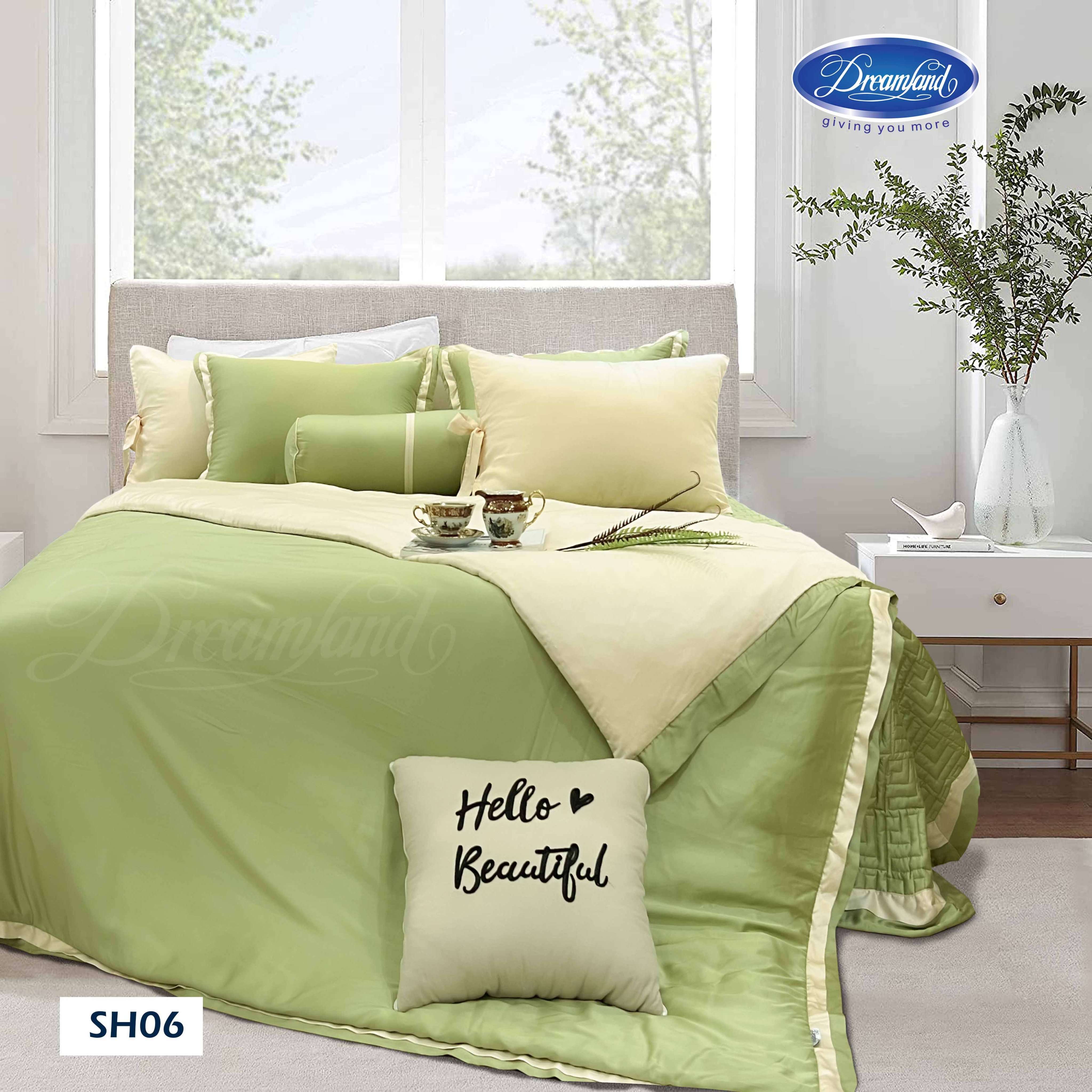 Bộ Chăn Ga Gối Tencel Hoàng Gia SH06