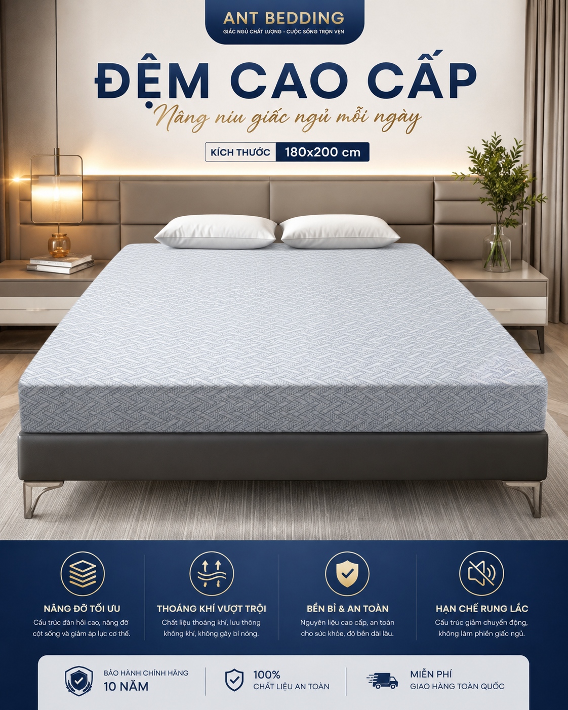 Đệm Foam Cooling Hàn Quốc