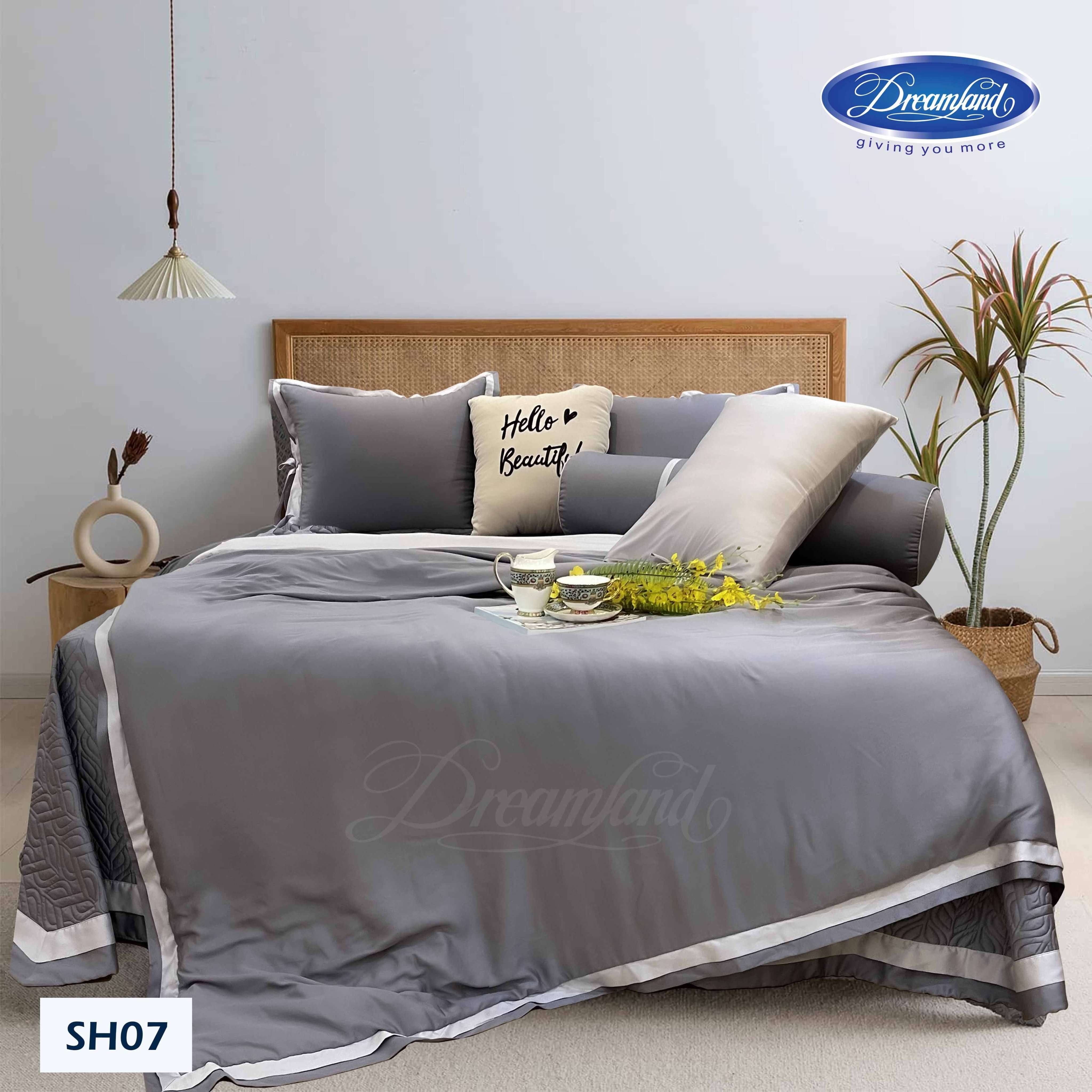 Bộ Chăn Ga Gối Tencel Hoàng Gia SH07