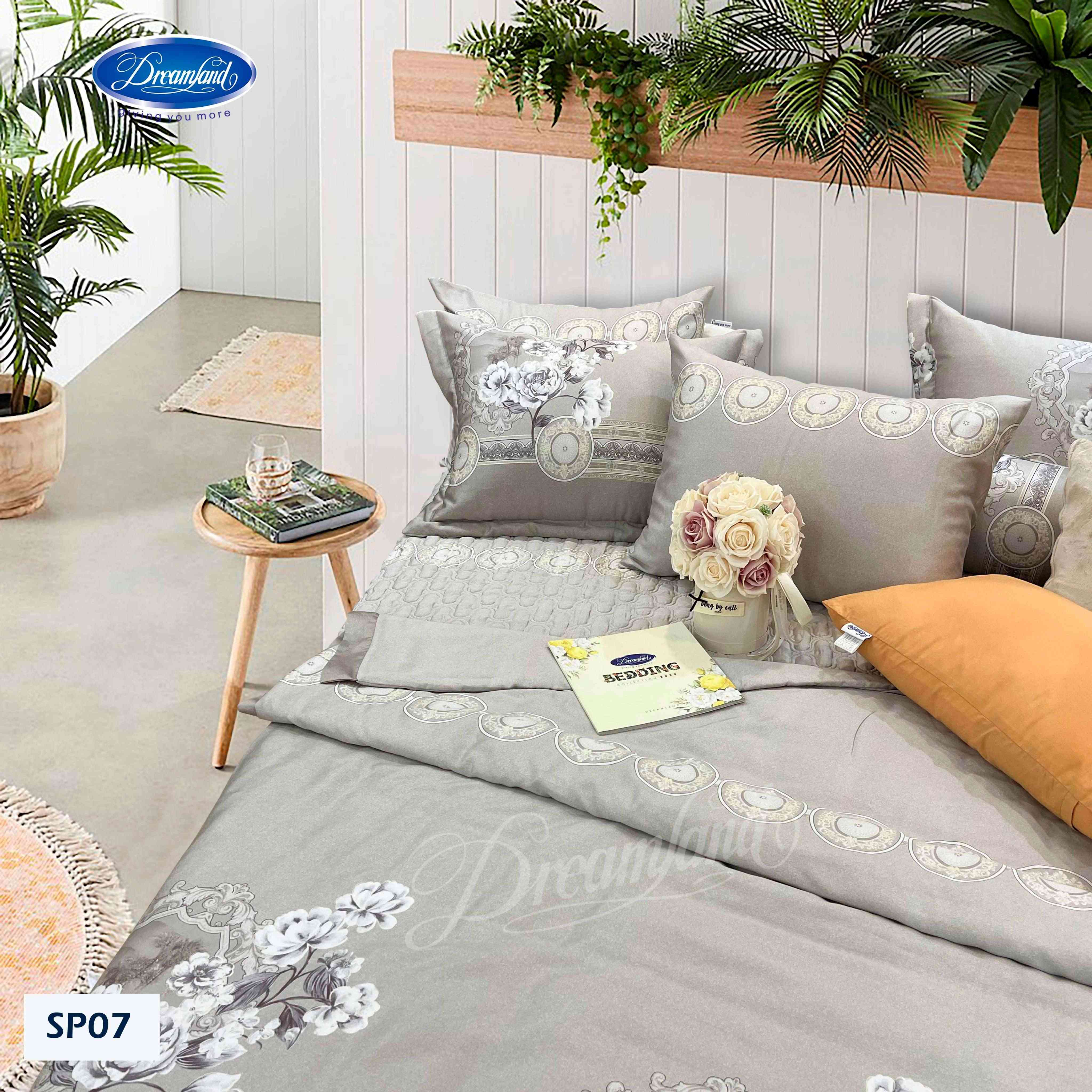 Bộ Chăn Ga Gối Tencel Hoàng Gia SP07