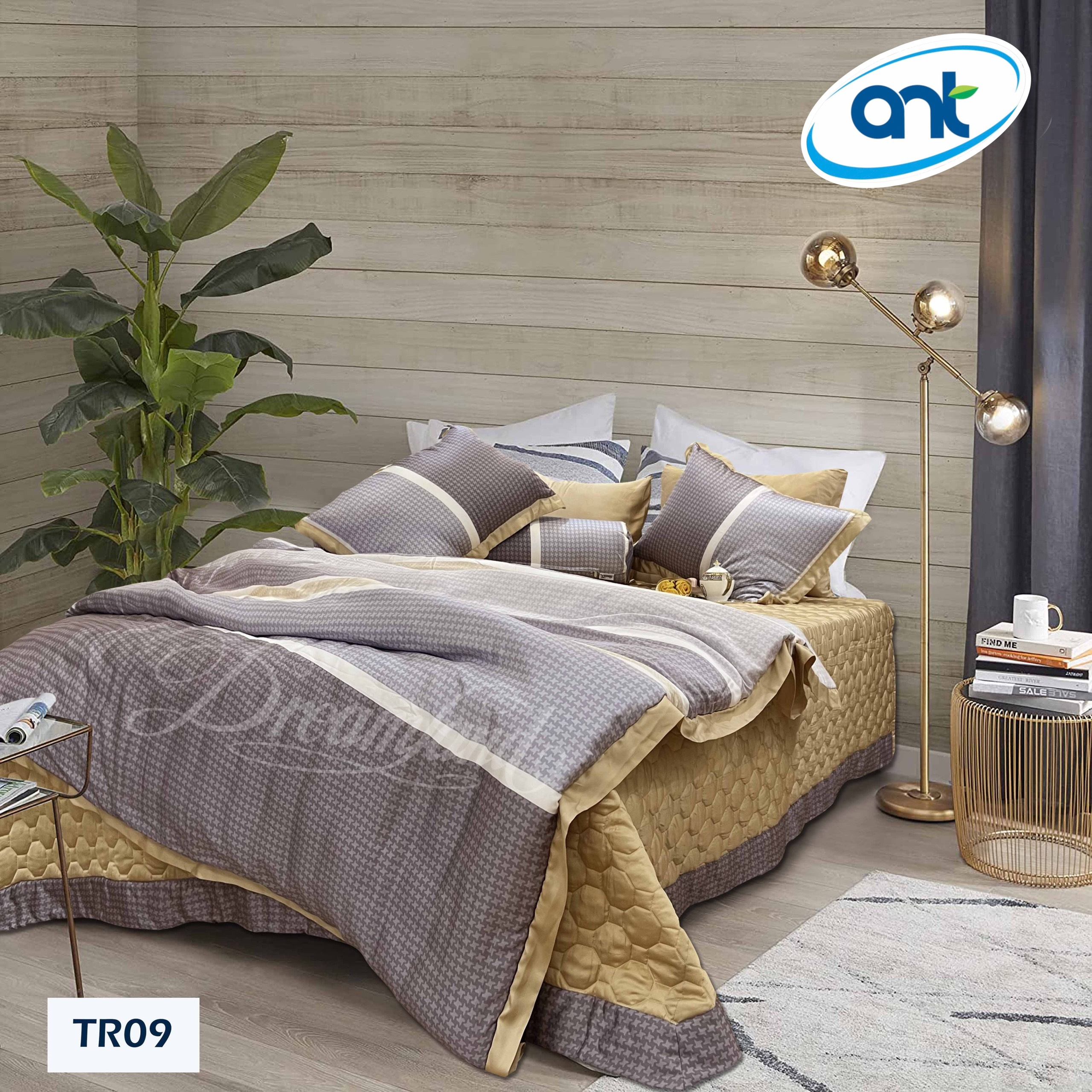 Bộ Chăn Ga Gối Tencel Hoàng Gia H06