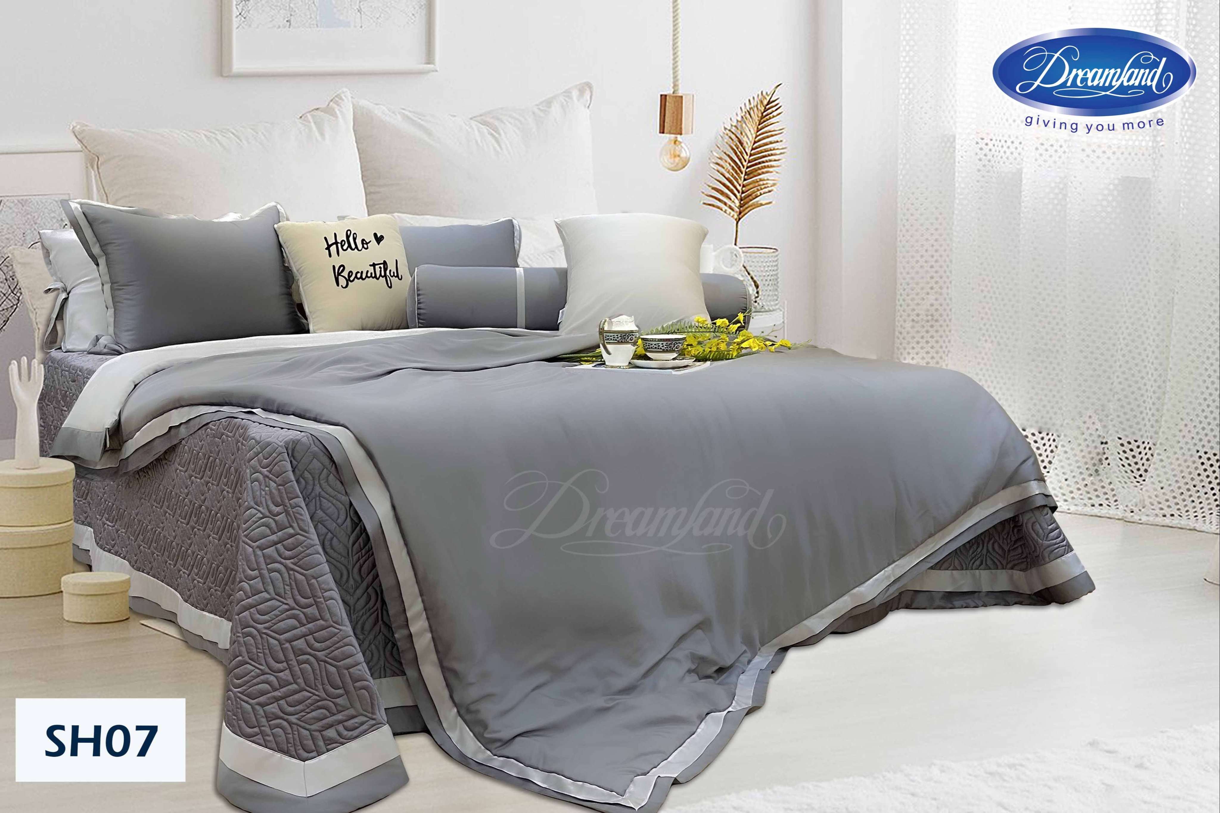 Bộ Chăn Ga Gối Tencel Hoàng Gia SH07