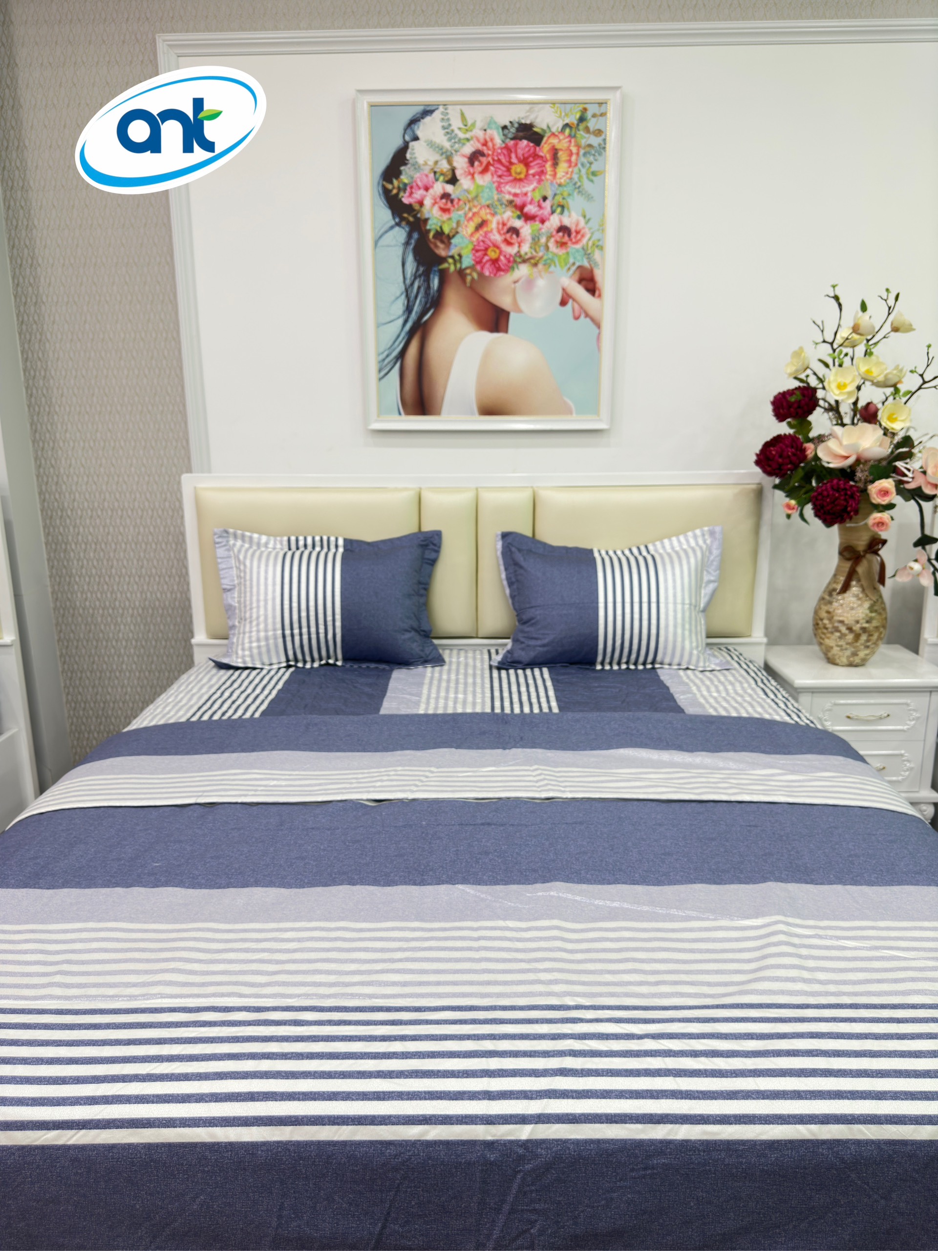 Bộ Chăn Ga Gối Modal Cotton MC13