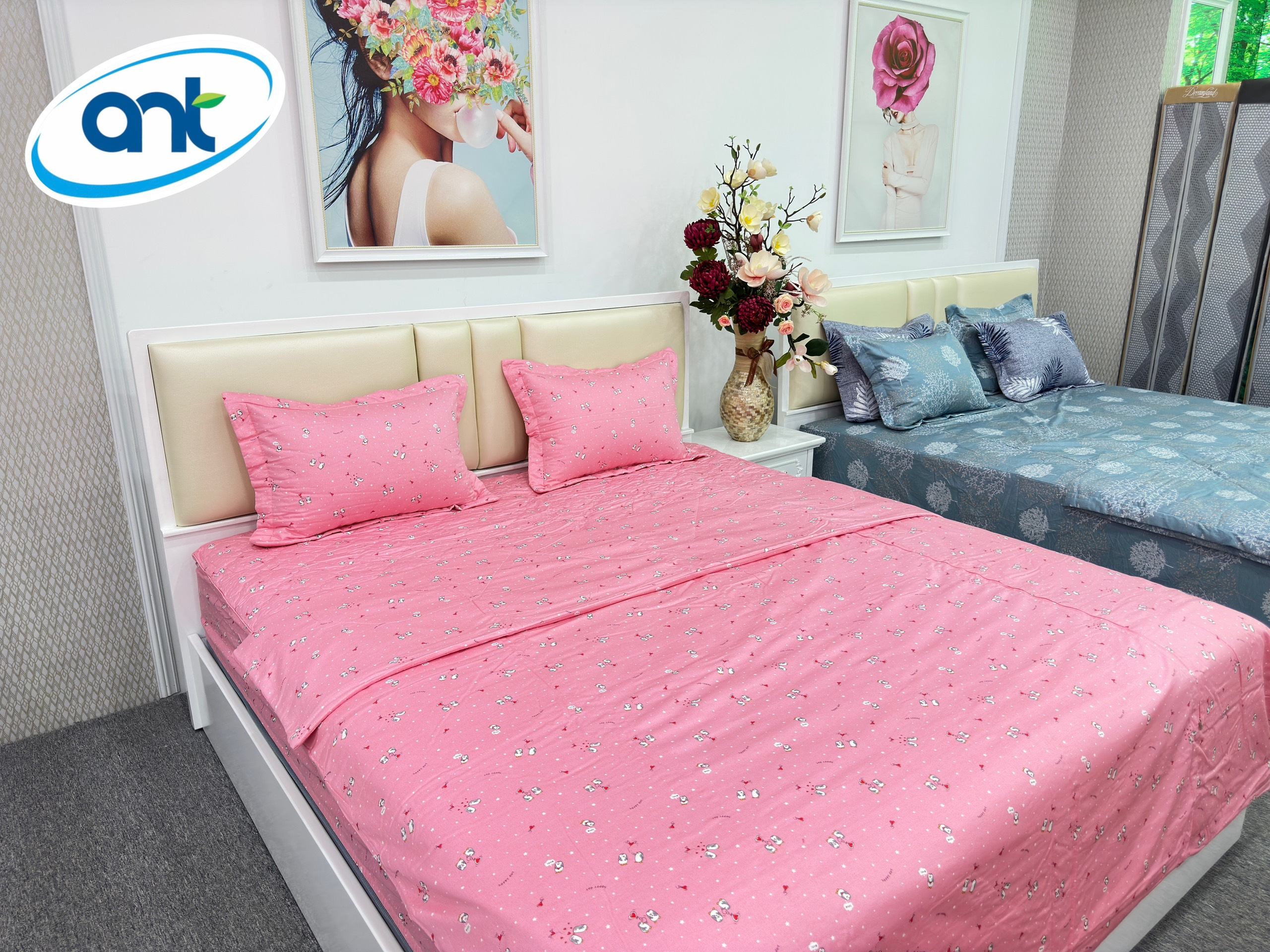 Bộ Chăn Ga Gối Cotton Lụa Y33