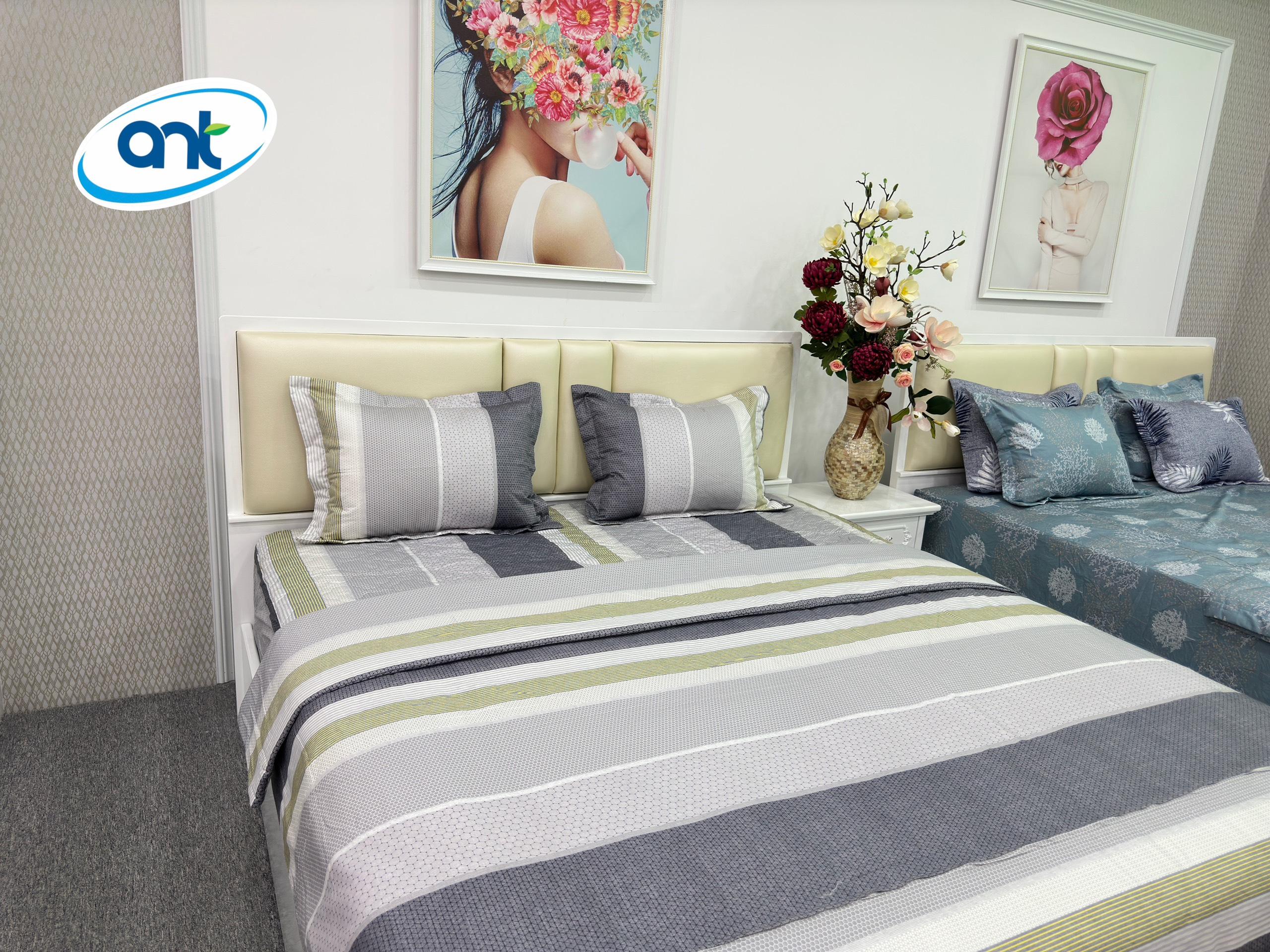 Bộ Chăn Ga Gối Modal Cotton MC12