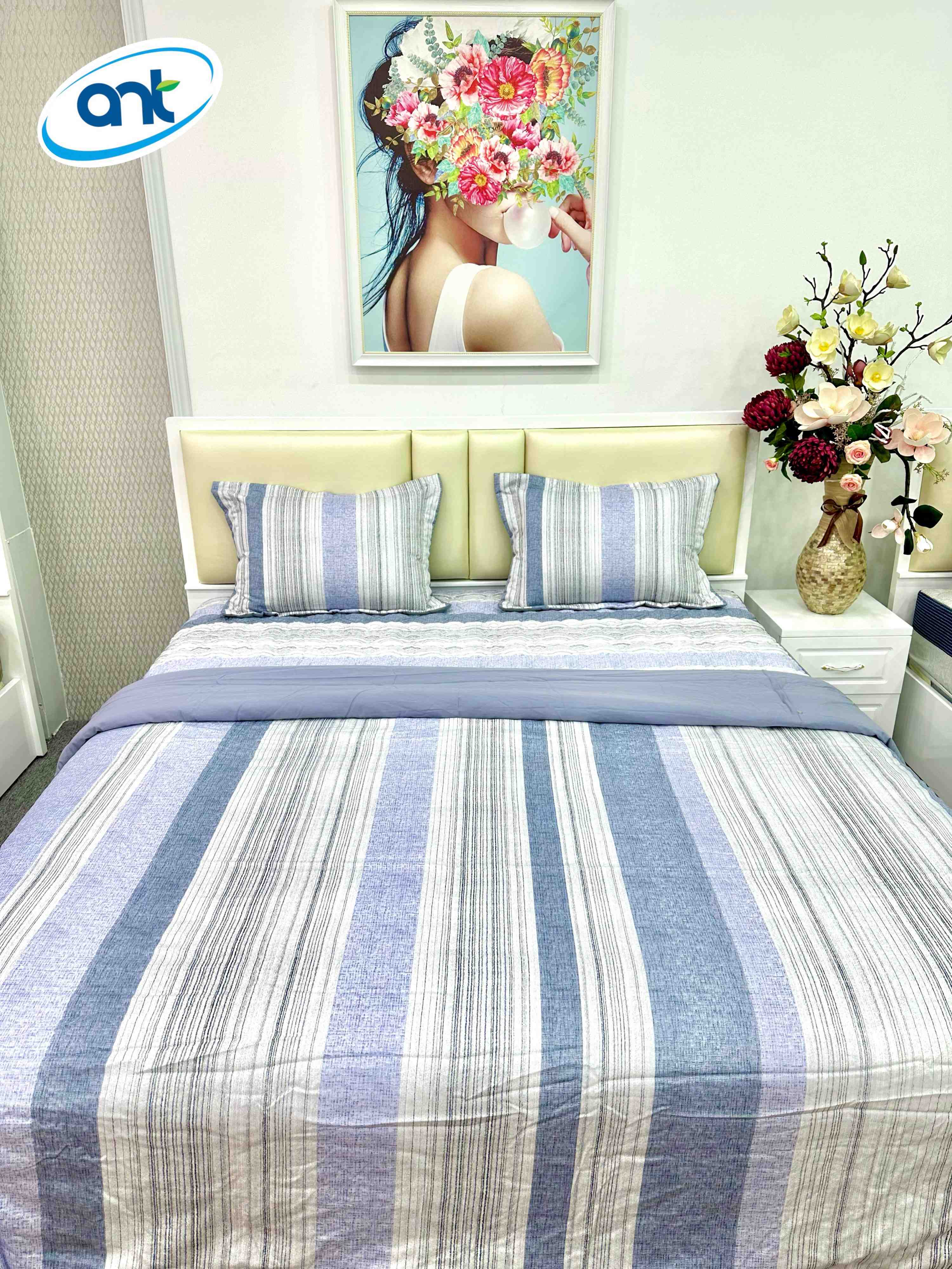 Bộ Chăn Ga Gối Modal Cotton MC7A