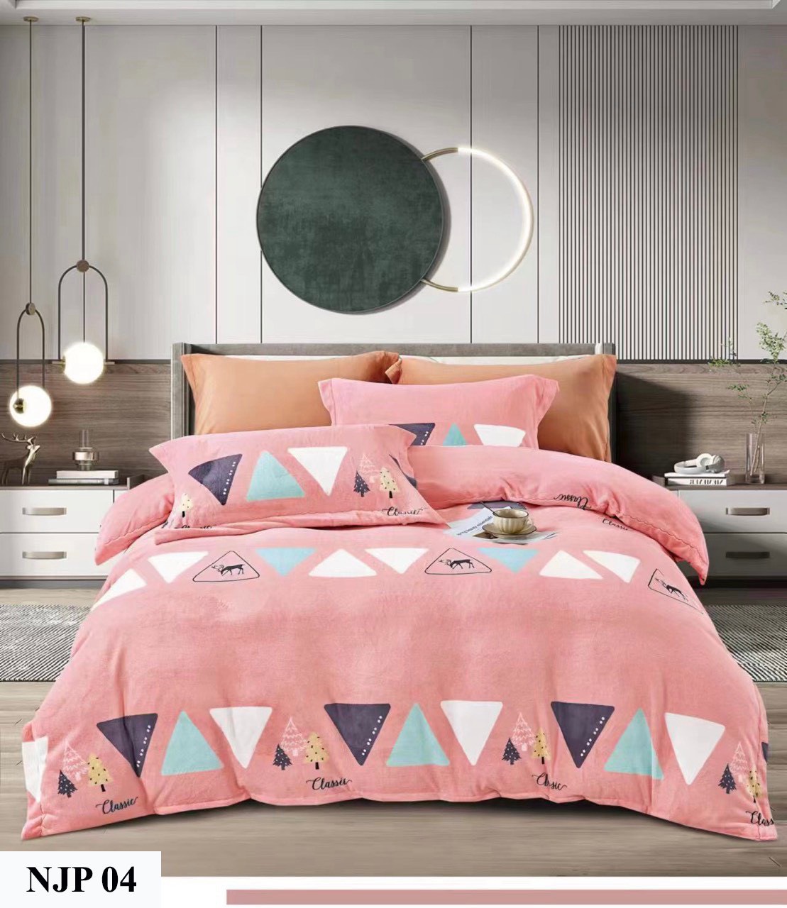 Bộ Ga Chun Tuyết Nhung Hàn Quốc N04