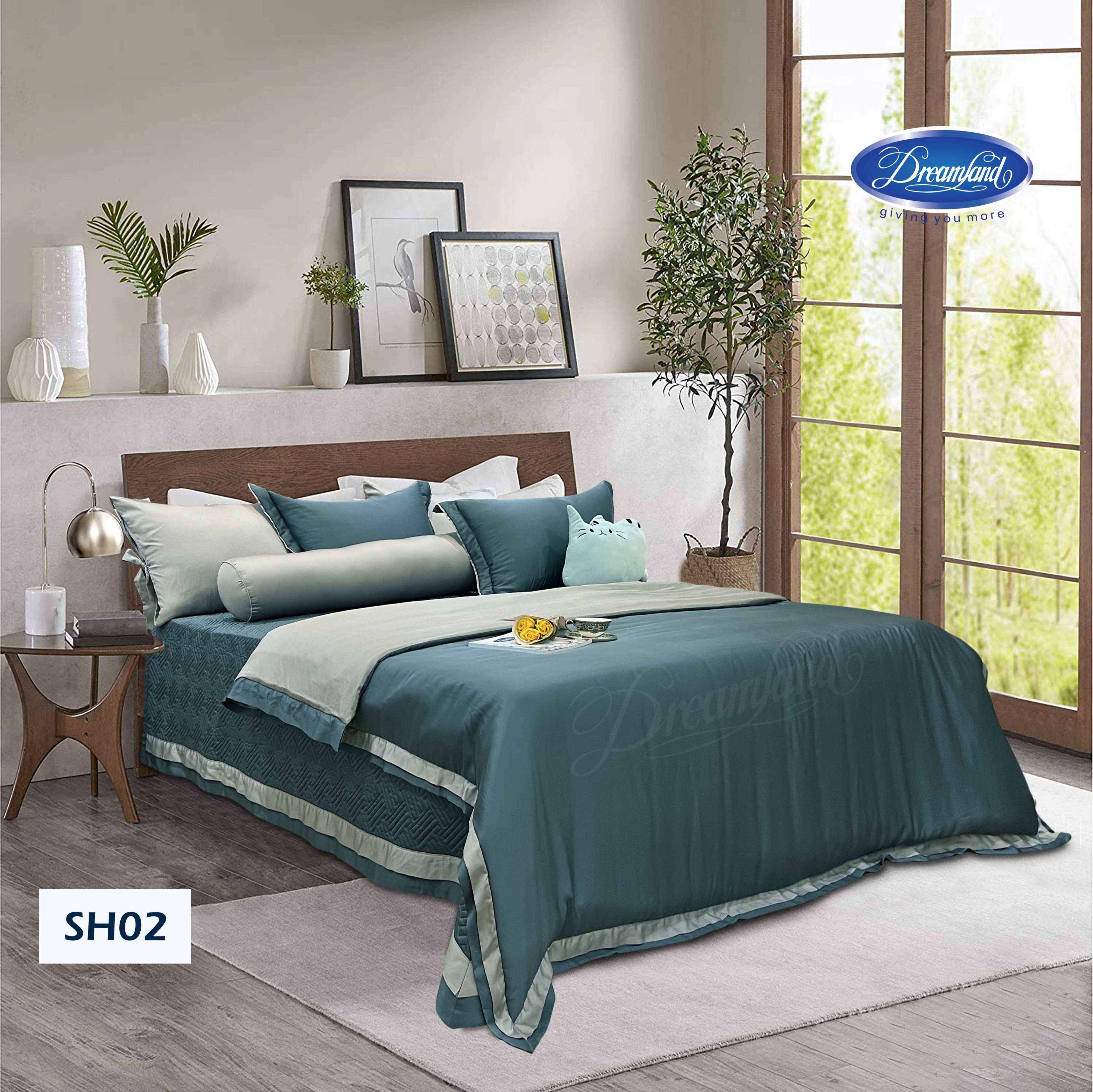 Bộ Chăn Ga Gối Tencel Hoàng Gia SH02