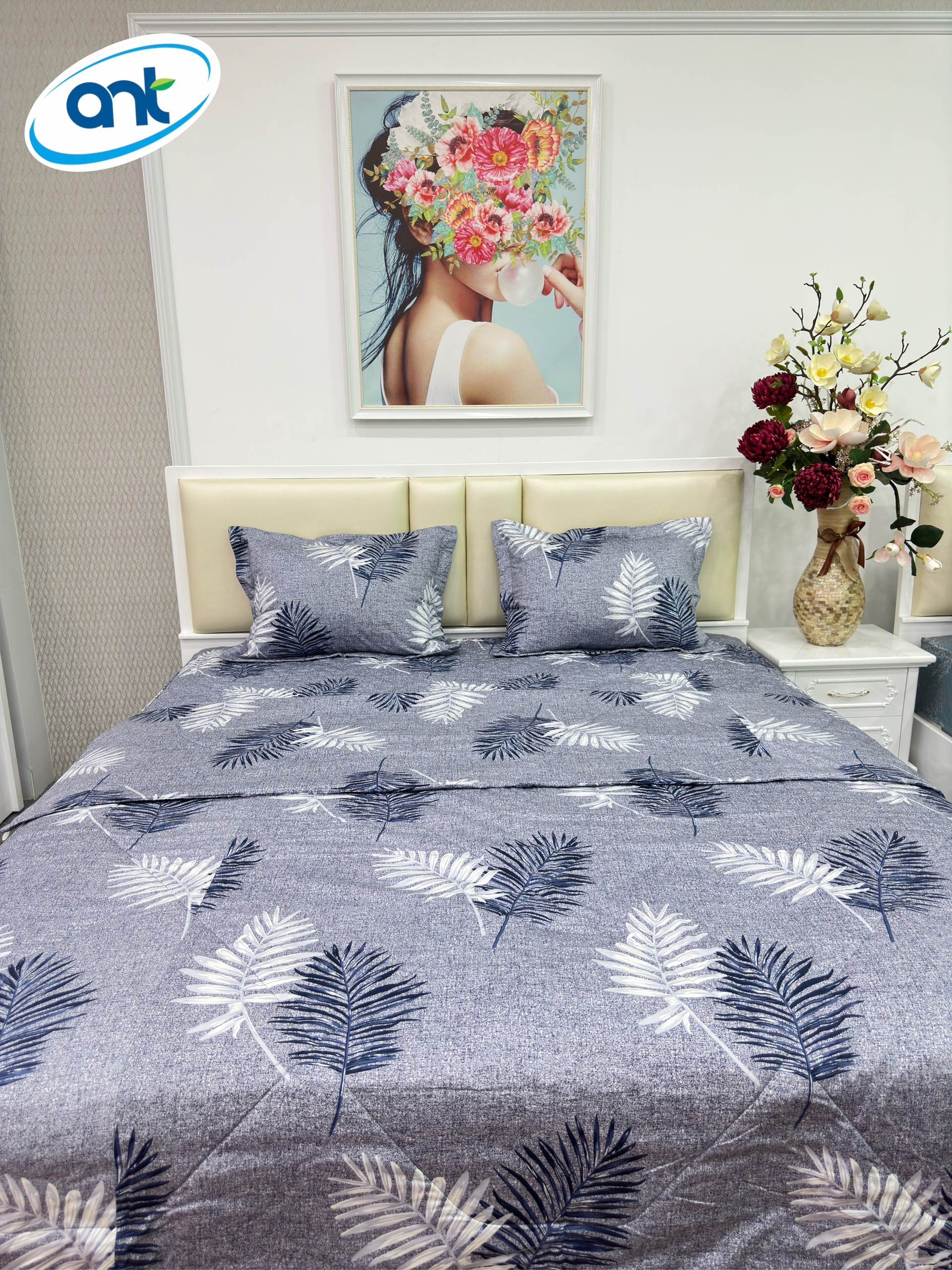 Bộ Chăn Ga Gối Modal Cotton MC7