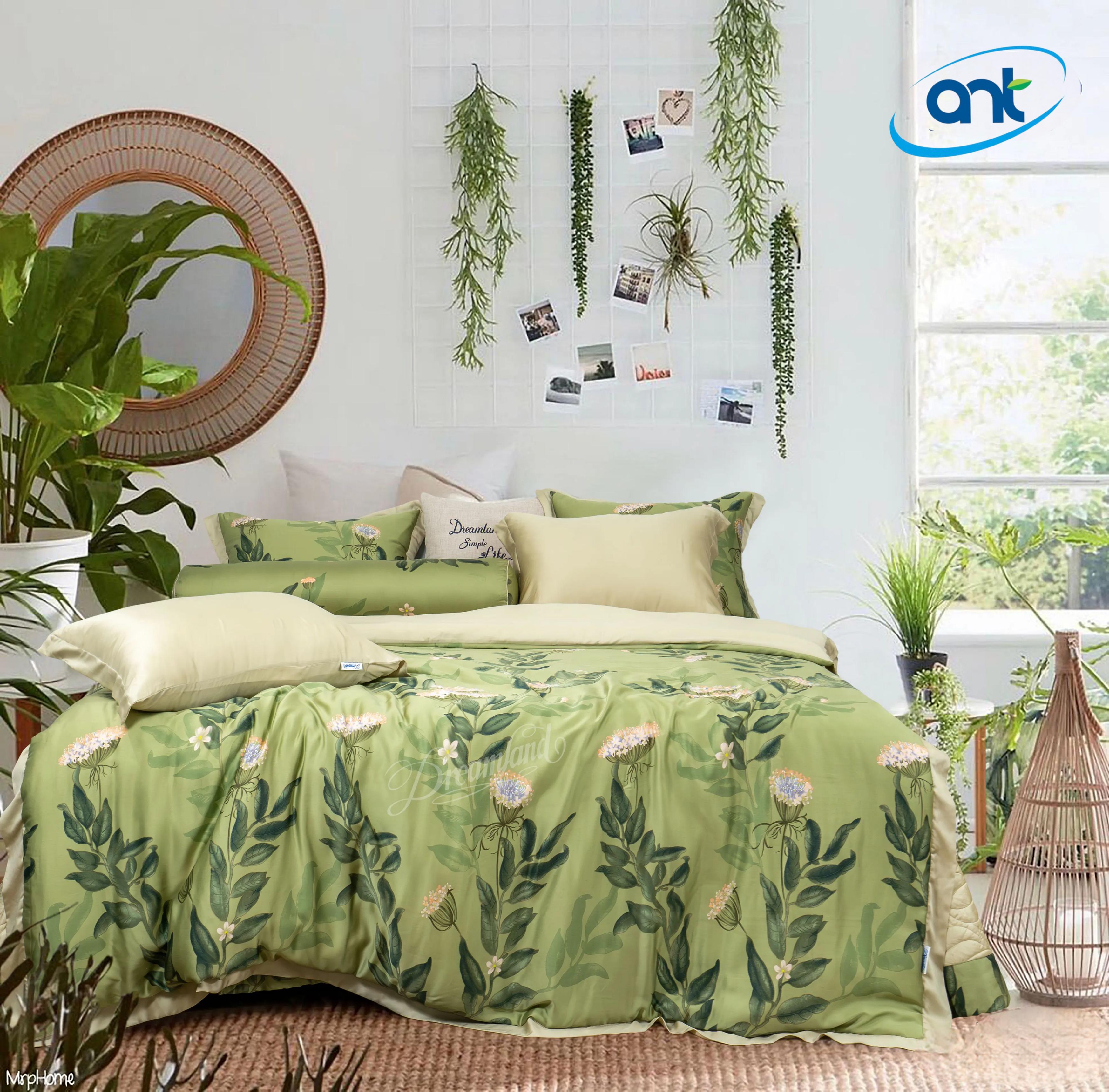 Bộ Chăn Ga Gối Ogarnic Tơ Tằm R33