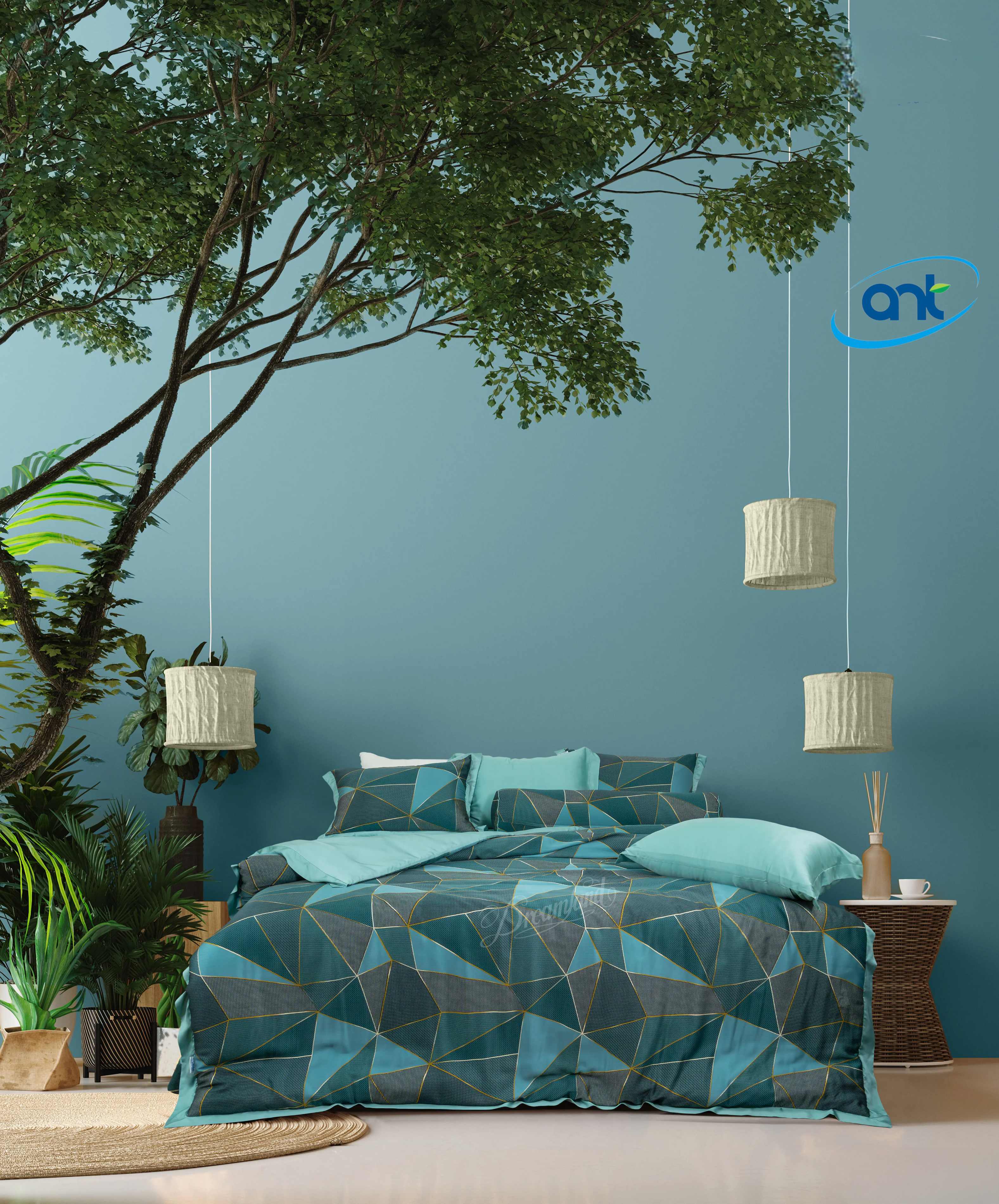 Bộ Chăn Ga Gối Ogarnic Tơ Tằm R30