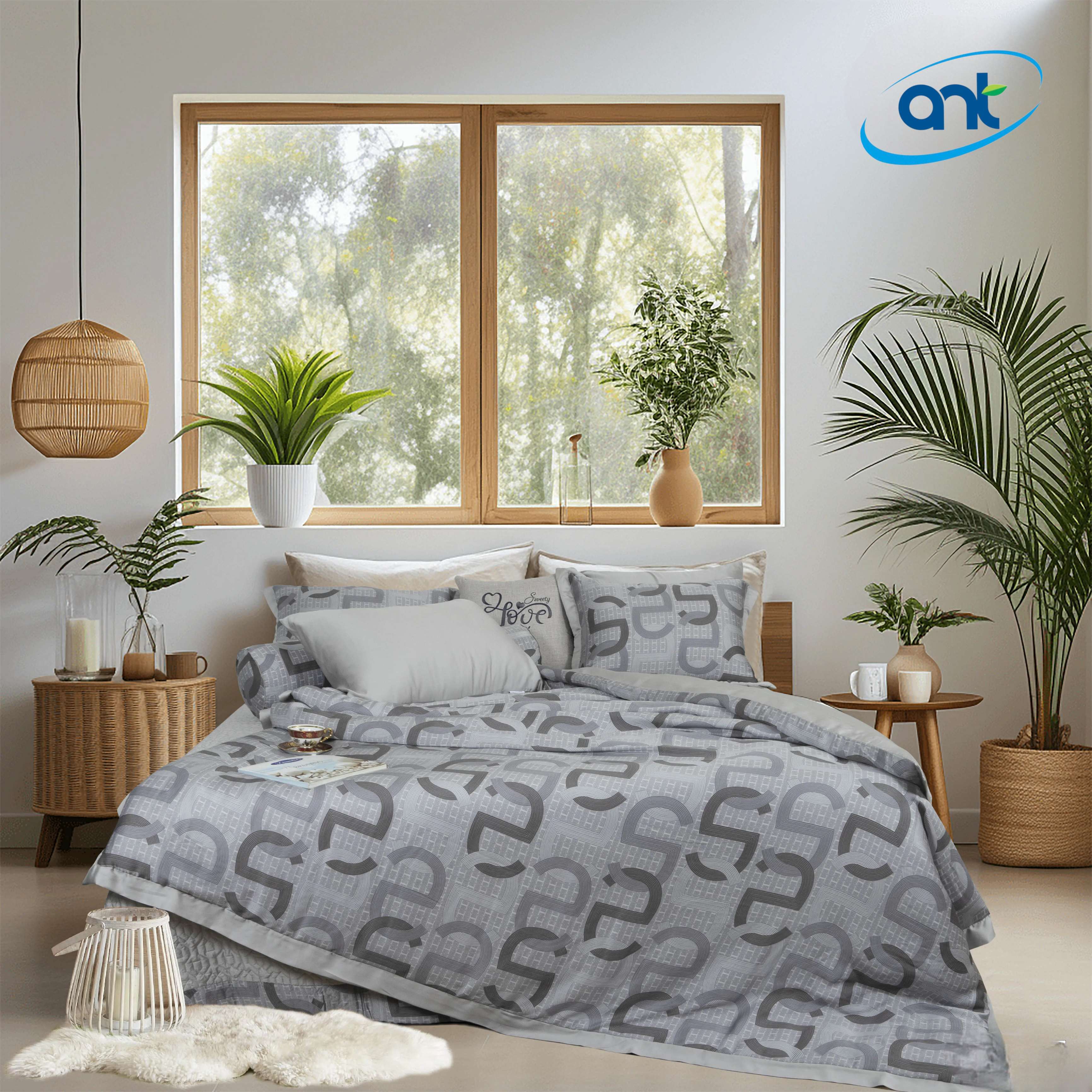 Bộ Chăn Ga Gối Ogarnic Tơ Tằm R29