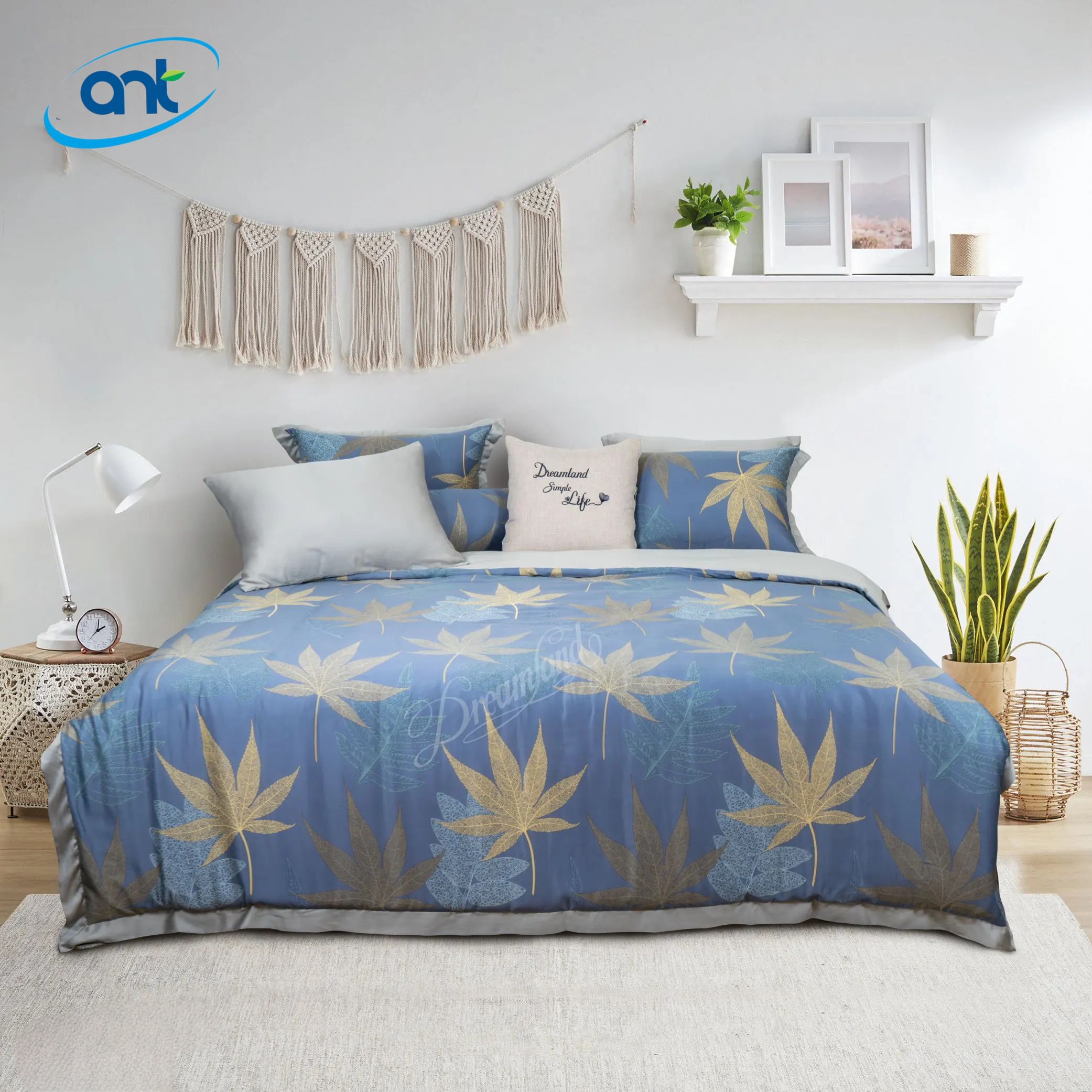 Bộ Chăn Ga Gối Ogarnic Tơ Tằm R26