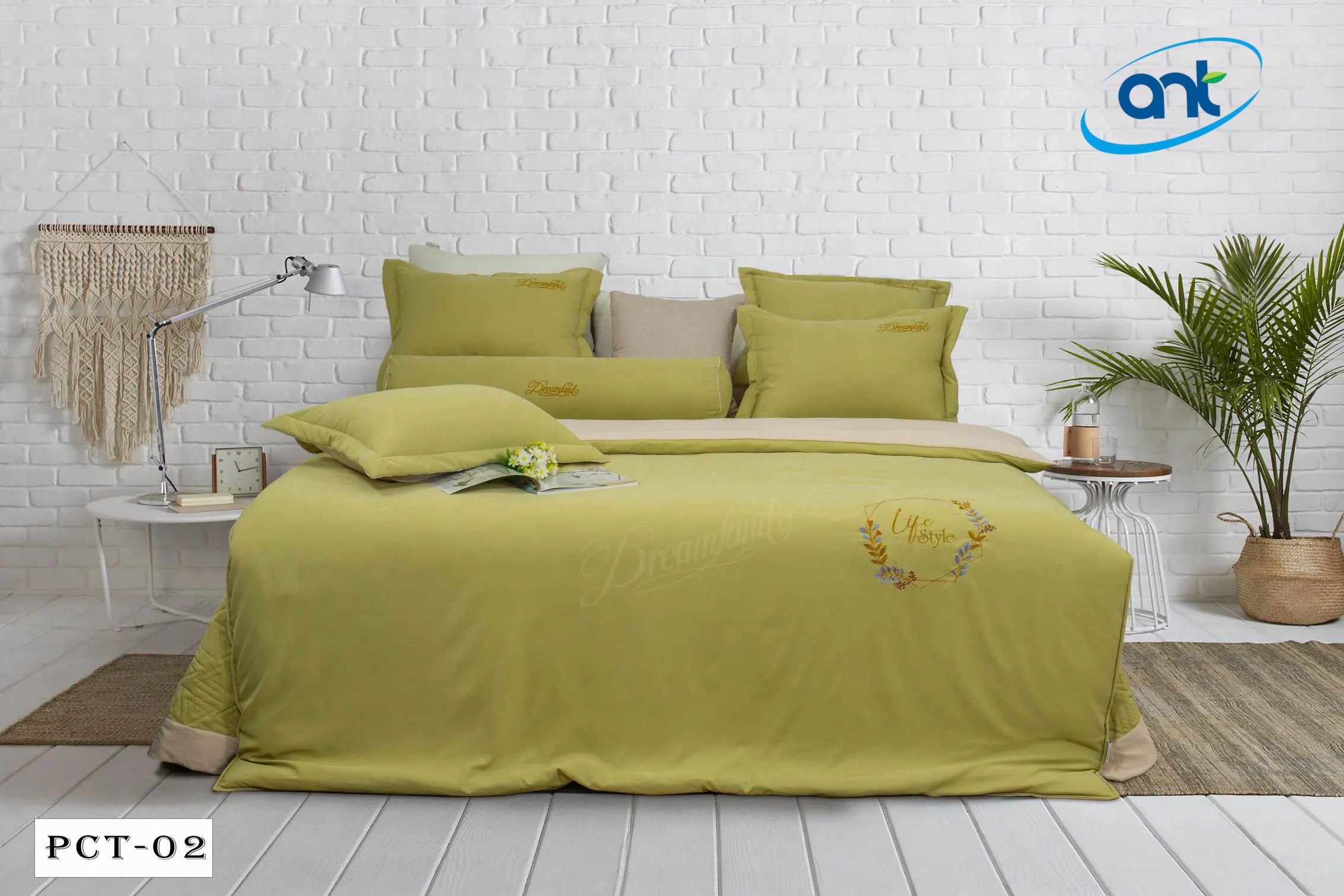 Bộ Chăn Ga Gối Cotton Flannel PCT02