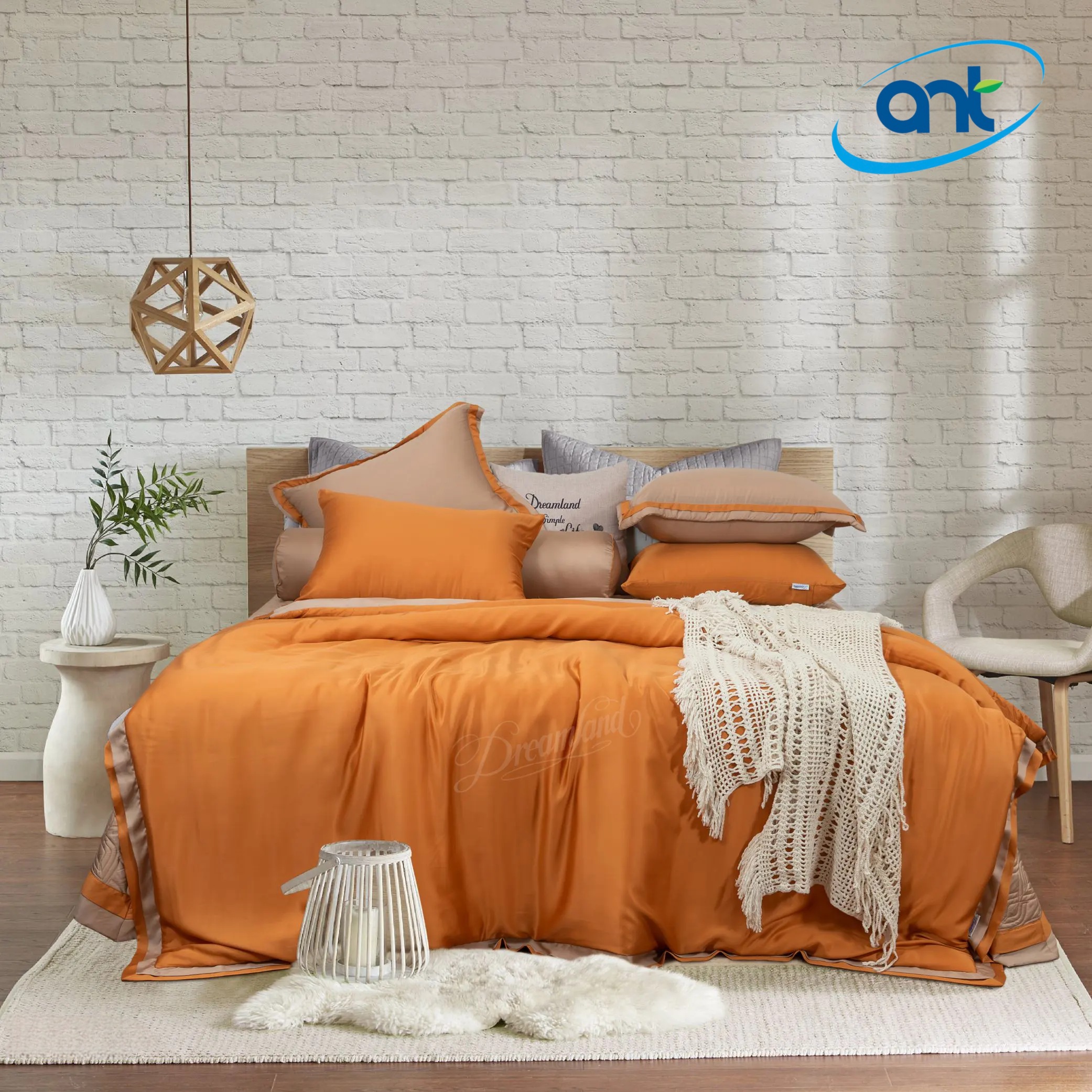 Bộ Chăn Ga Gối Tencel Hoàng Gia SH016