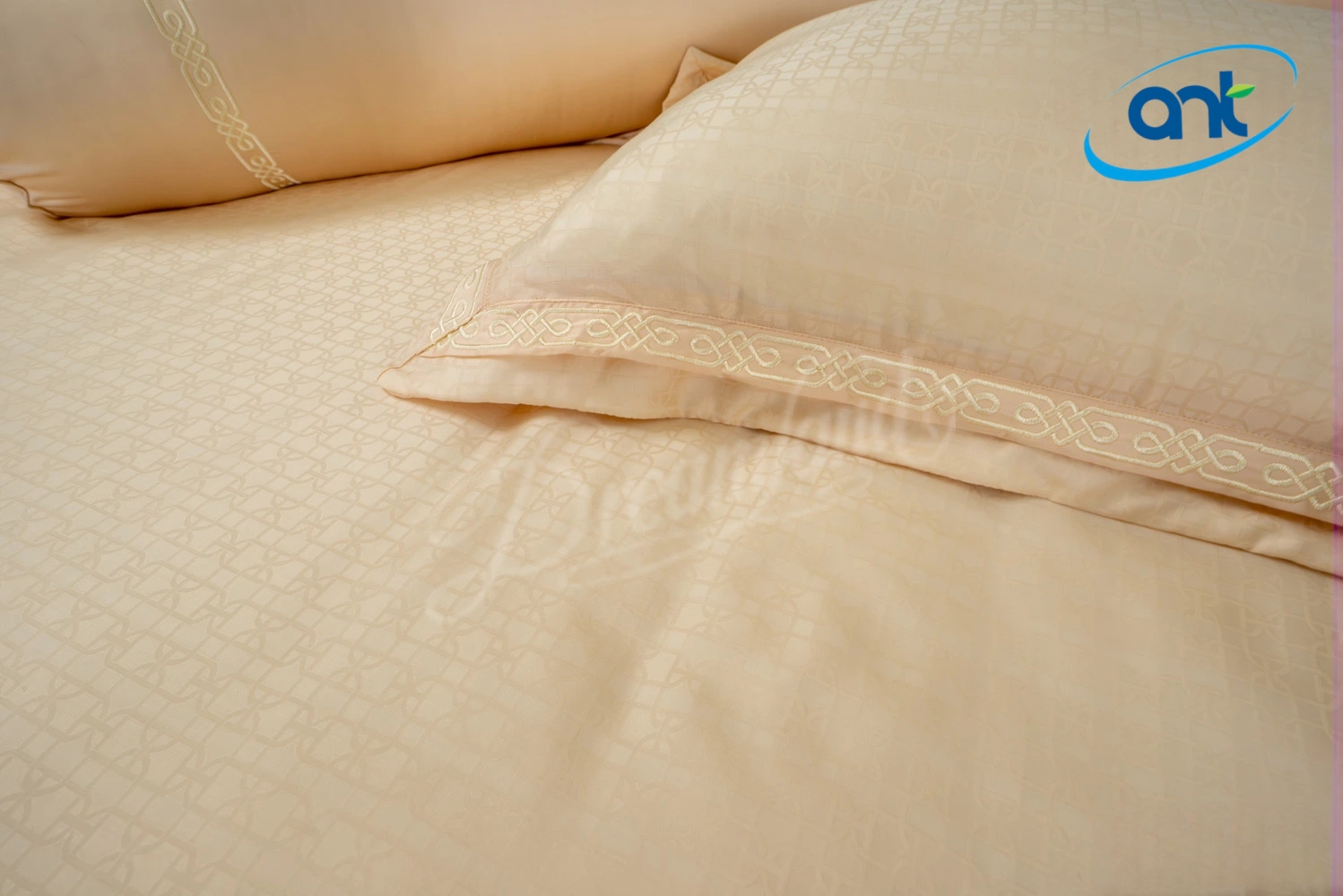 Bộ Chăn Ga Gối Tơ Tằm Cao Cấp HJ02