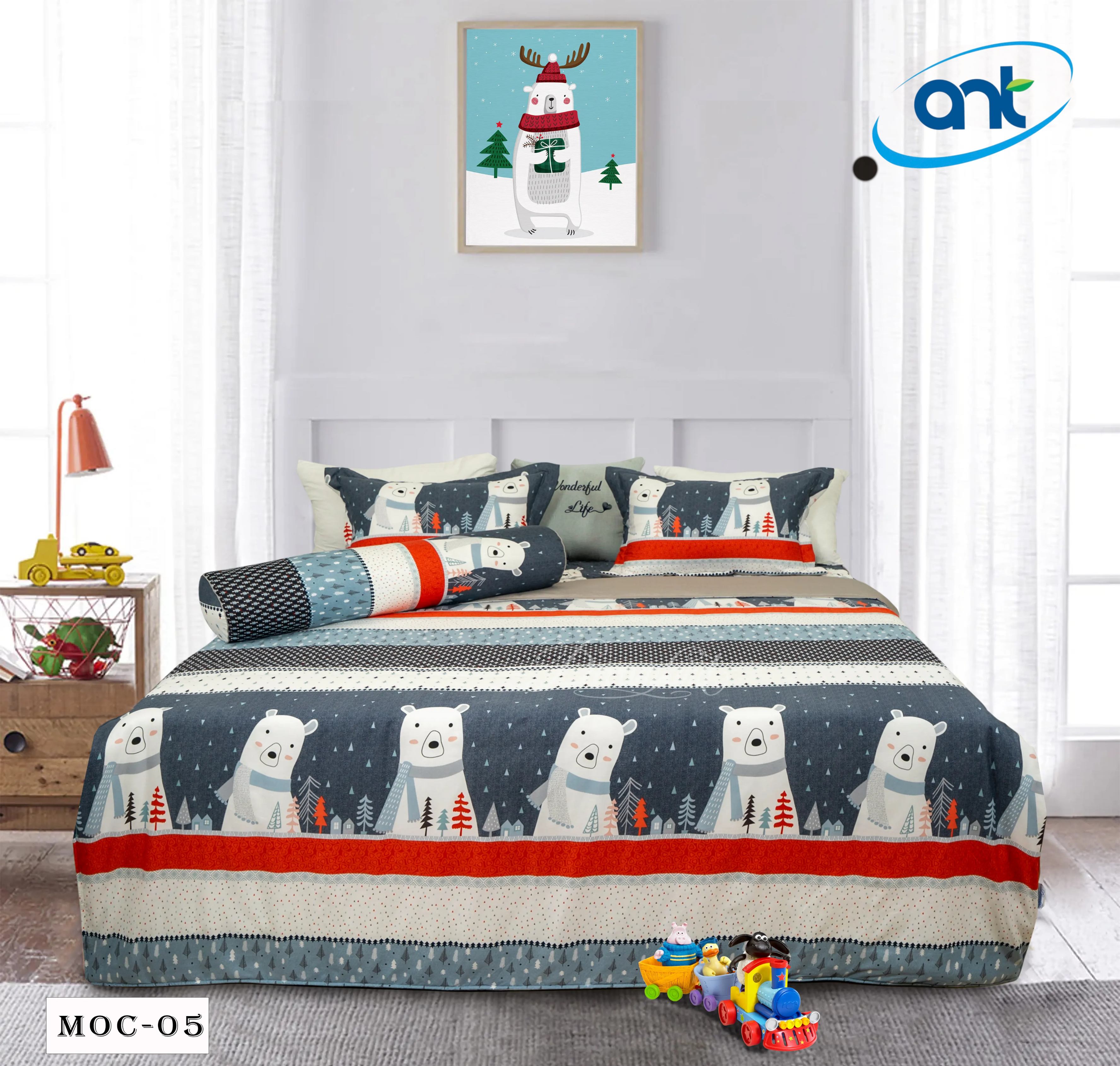 Bộ Chăn Ga Gối Modal Cotton MCA5