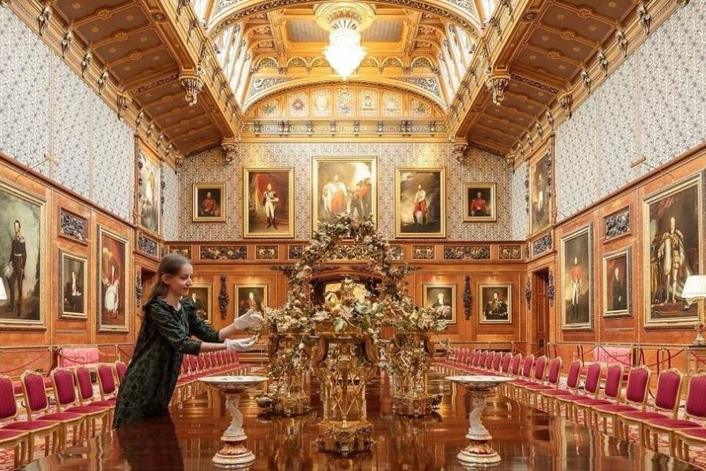 Giáng sinh trong cung điện Hoàng gia Anh