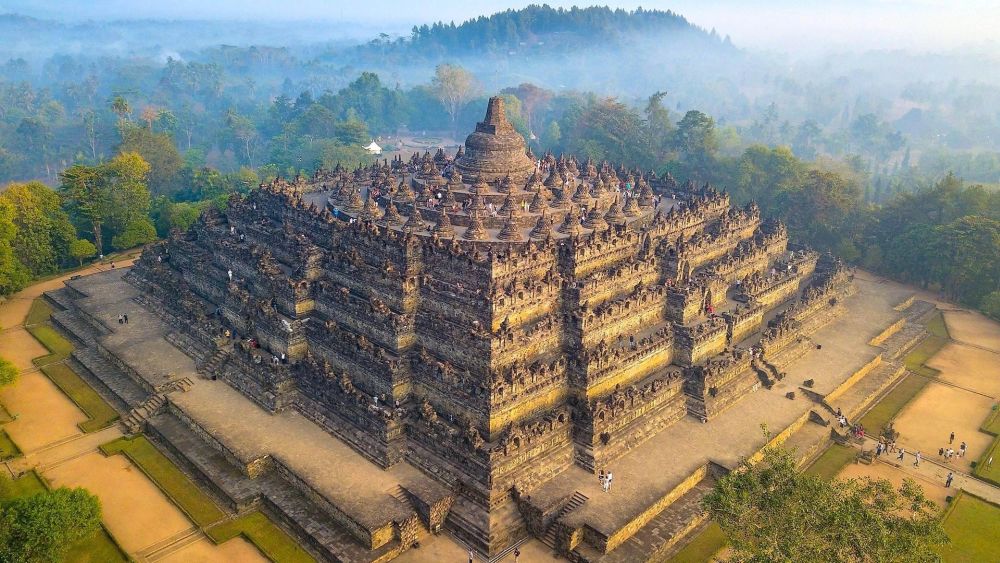 Ngôi đền Phật giáo lớn nhất thế giới ở indonesia hồi sinh sau thời gian bảo tồn ảnh 1