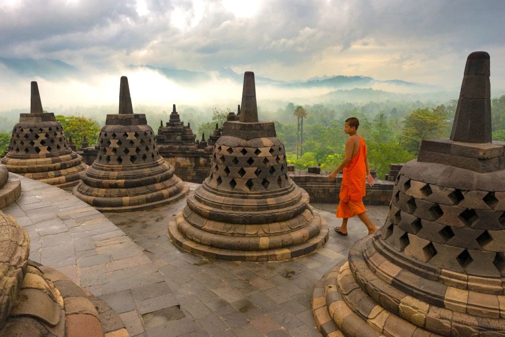 Ngôi đền Phật giáo lớn nhất thế giới ở indonesia hồi sinh sau thời gian bảo tồn ảnh 6
