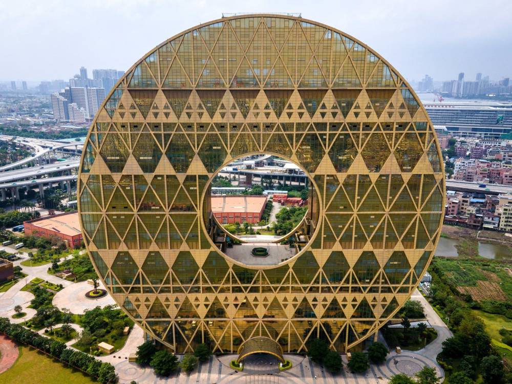 Tòa nhà hình tròn độc nhất vô nhị ở Quảng Châu ảnh 1
