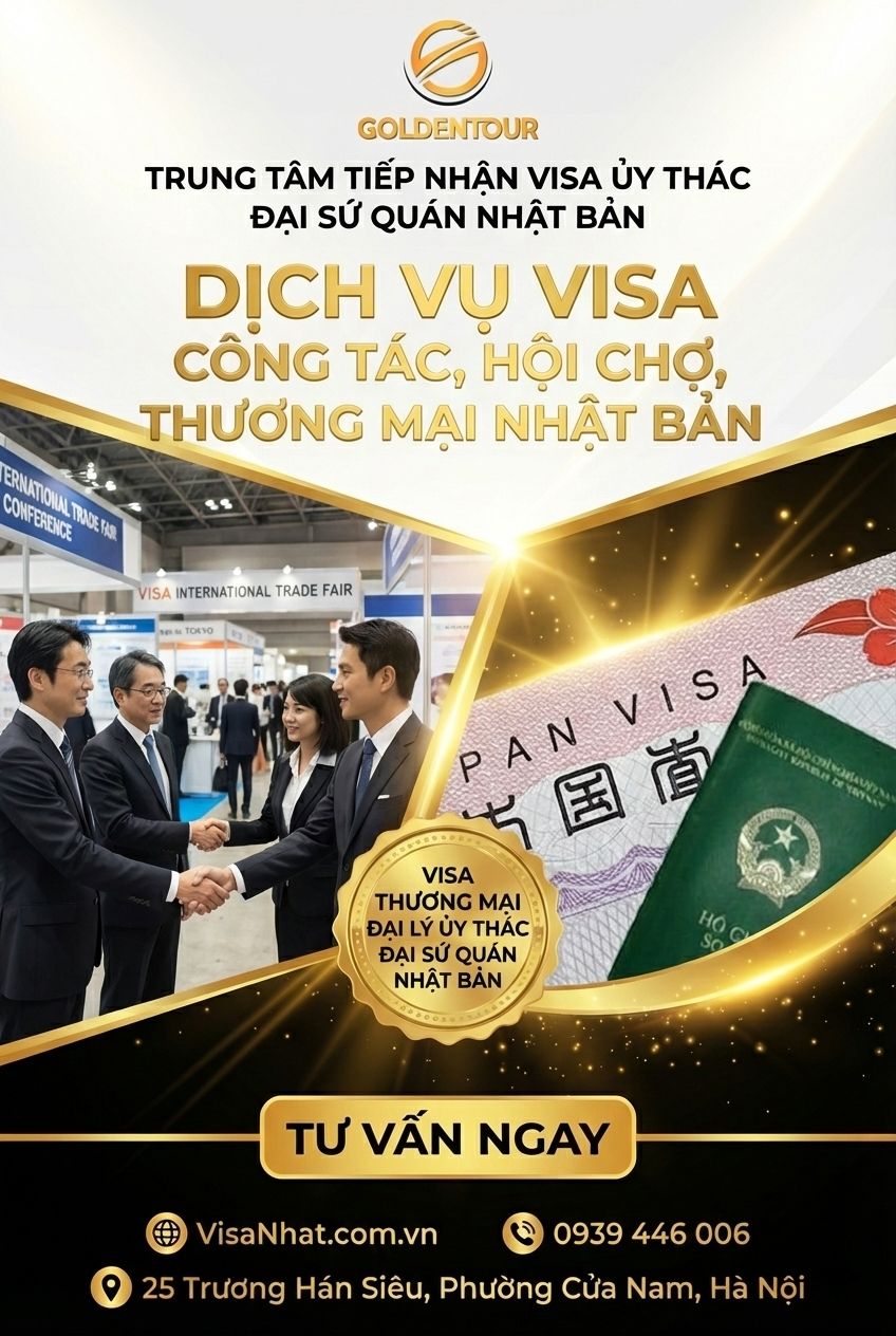 Hướng dẫn thủ tục Visa công tác hội chợ Nhật Bản